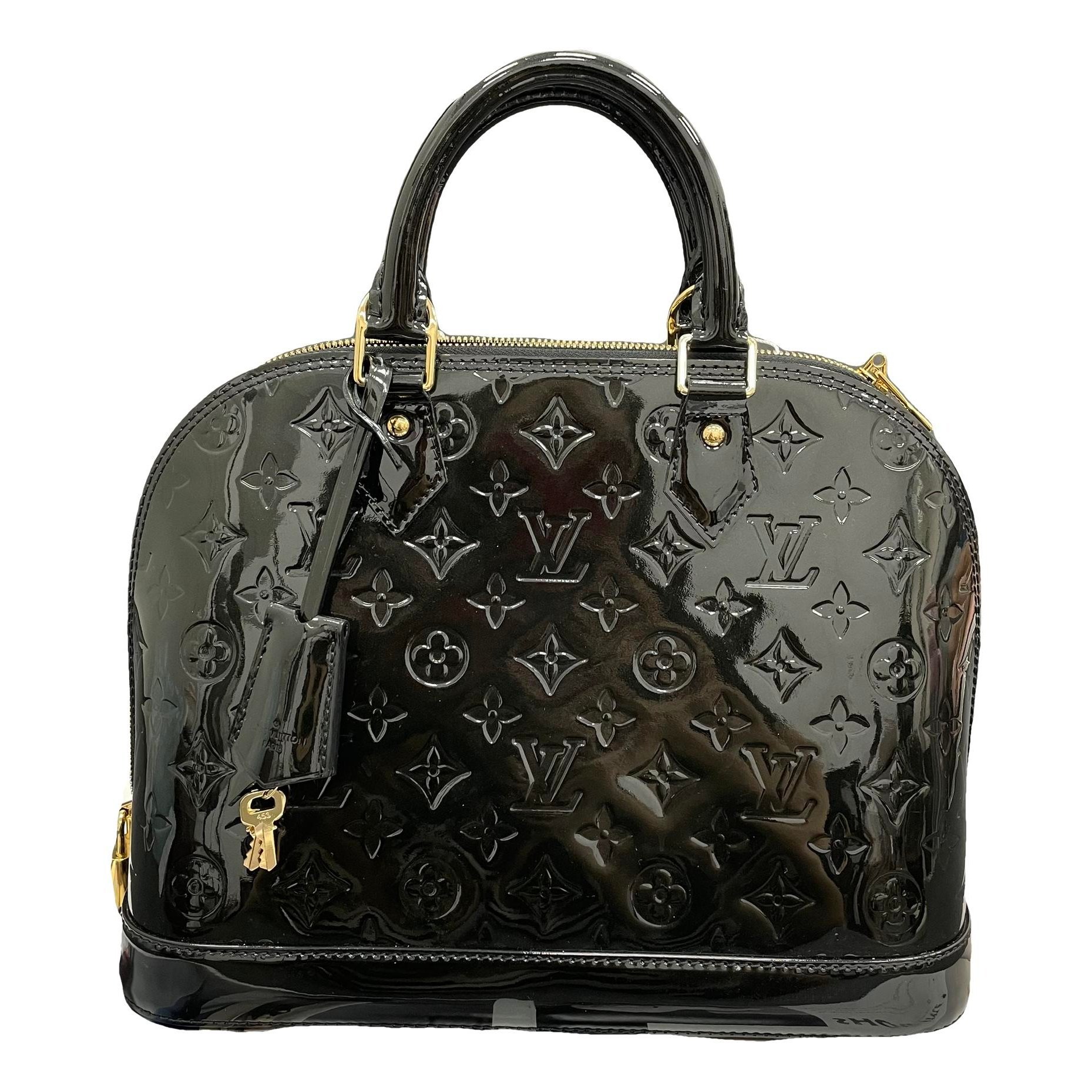 Alma patent leather handbag