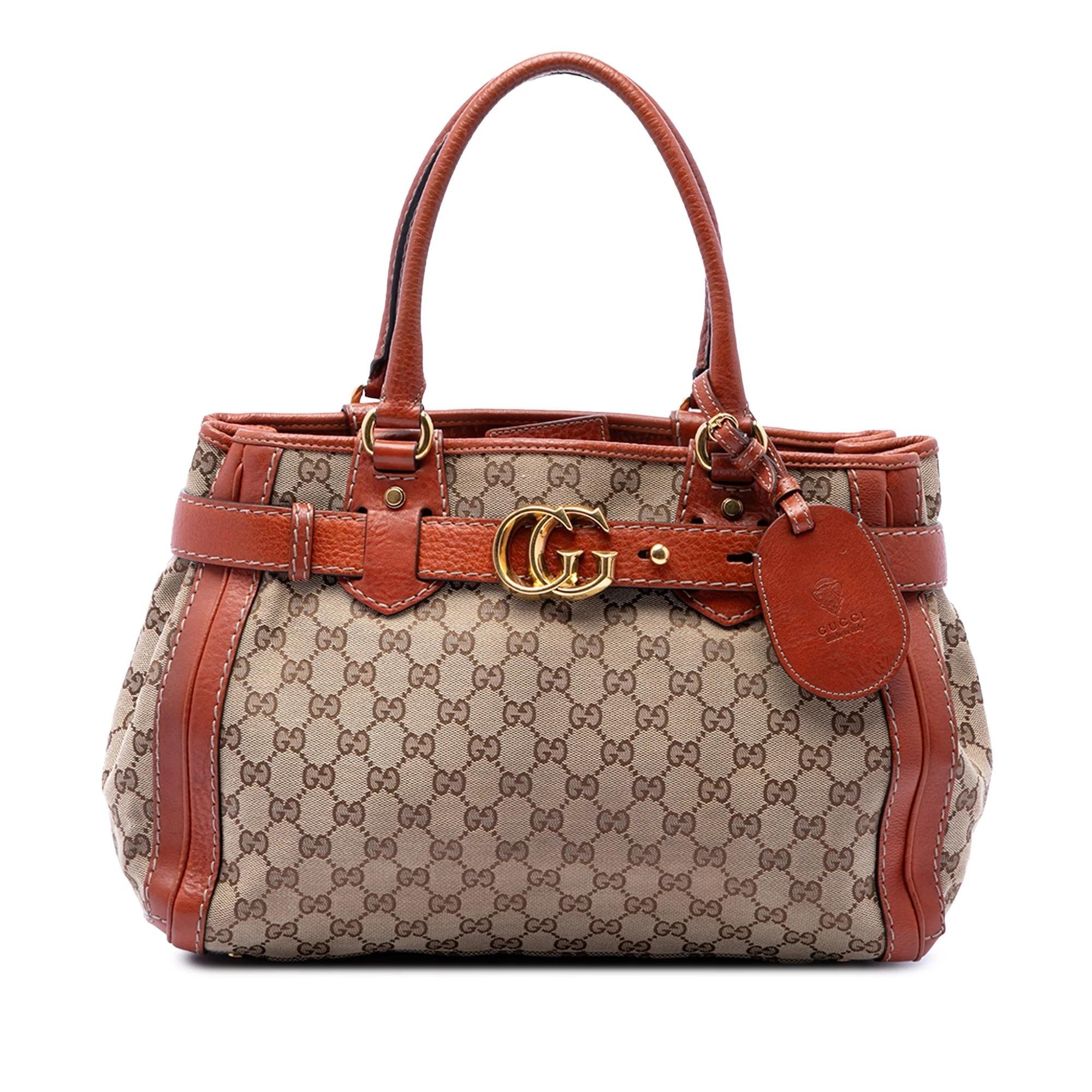GG Running leather handbag