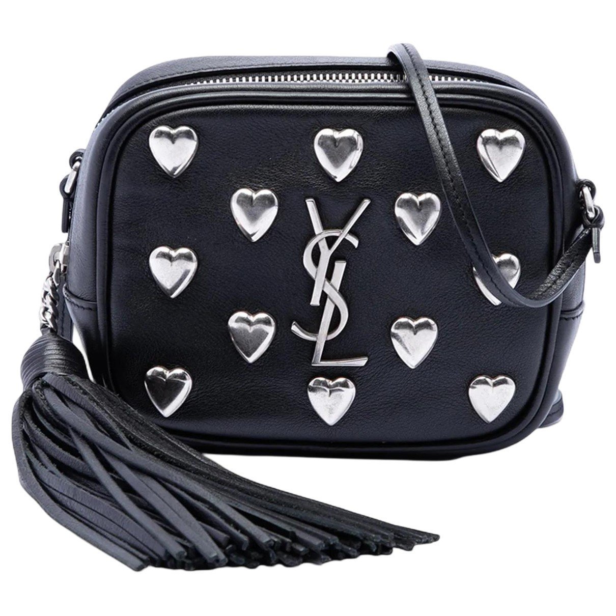 Blogger leather crossbody bag