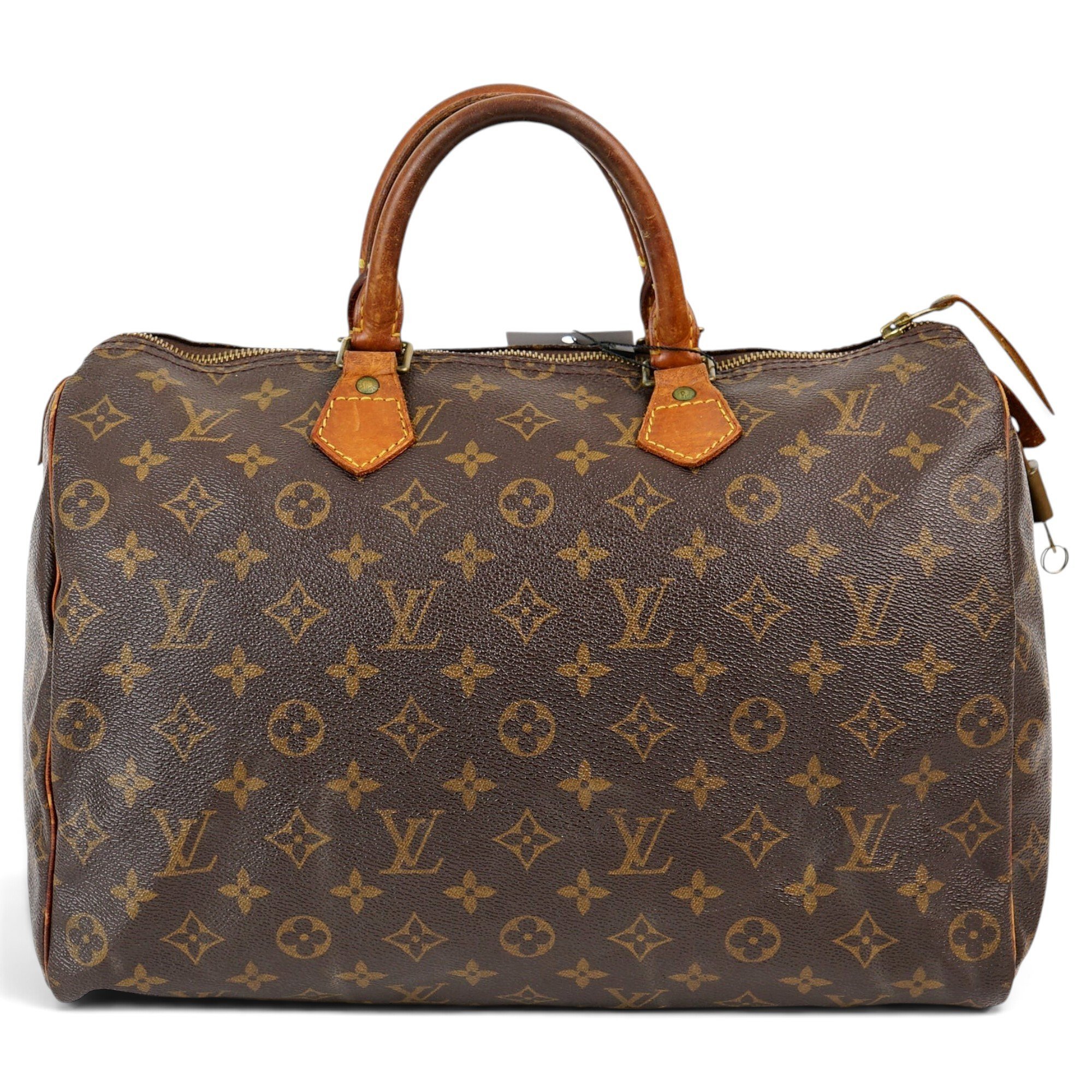 Speedy leather handbag