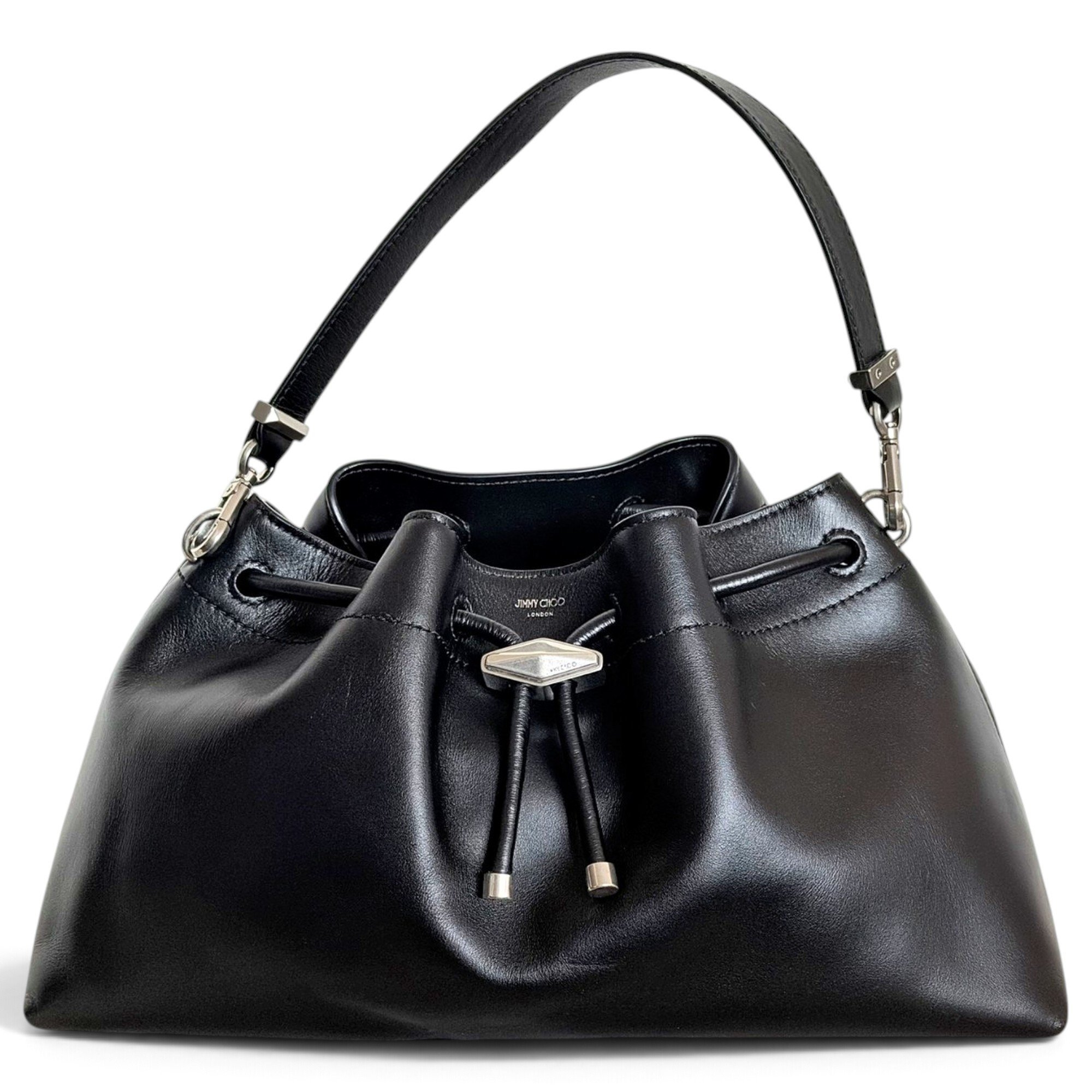 Cinch leather handbag