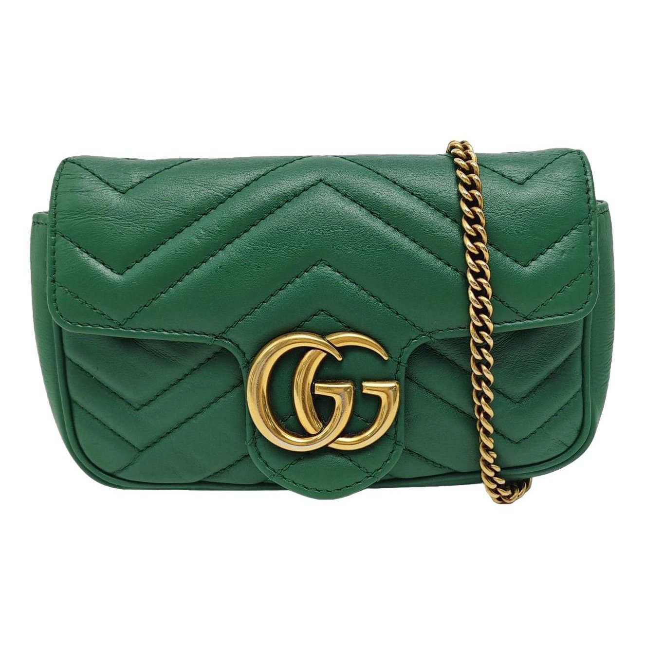 GG Marmont Flap leather crossbody bag