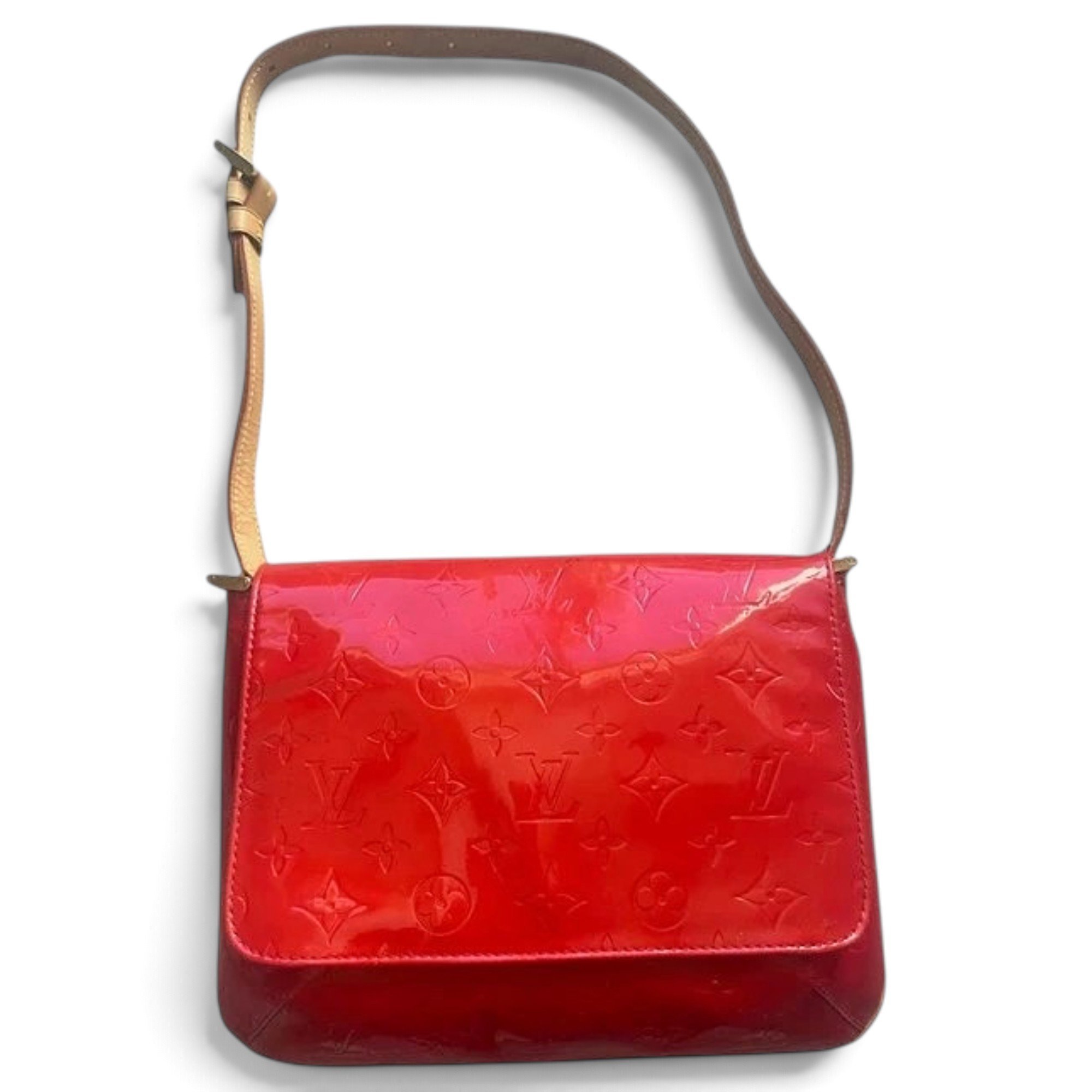 Thompson patent leather handbag