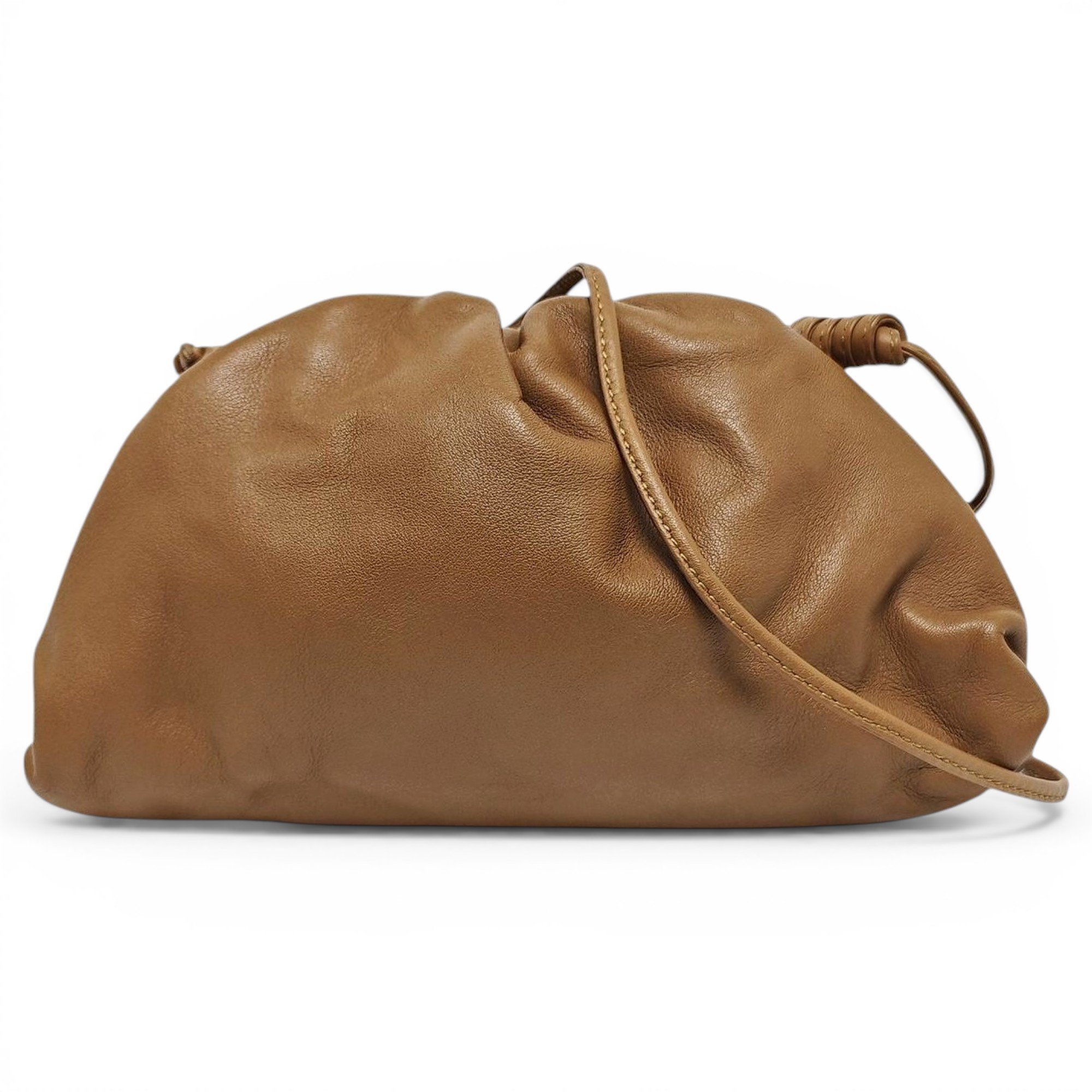Pouch leather crossbody bag