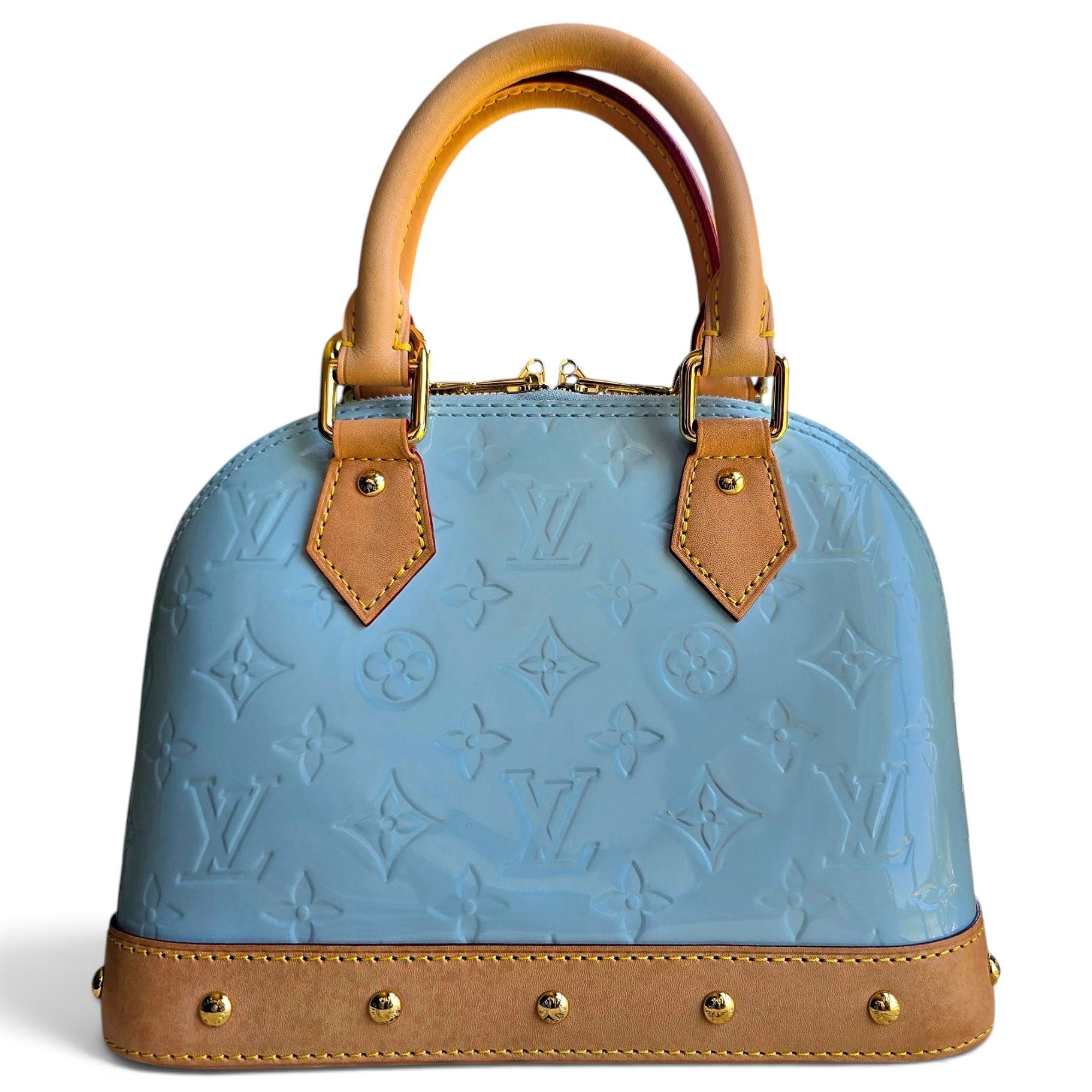 Alma BB patent leather handbag
