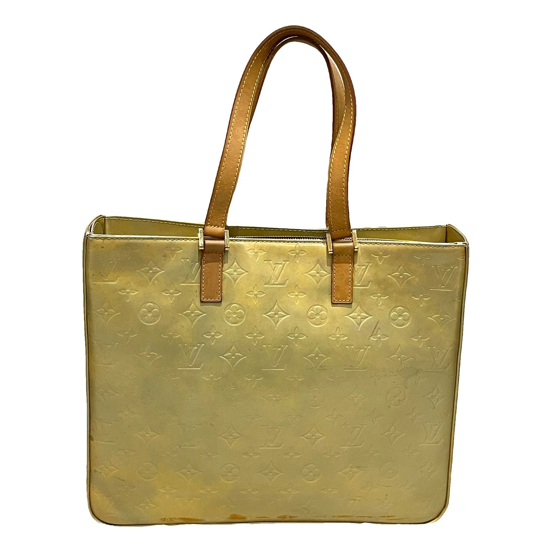 Columbus patent leather handbag