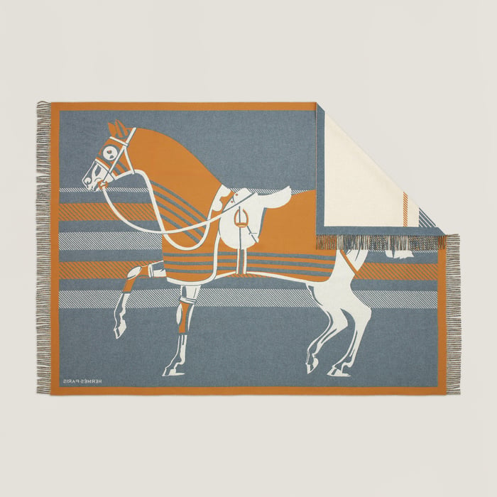 Cheval a La Couverture Blanket