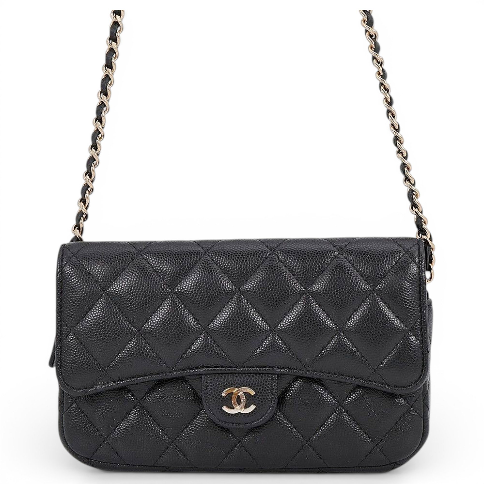 2.55 Phone leather handbag