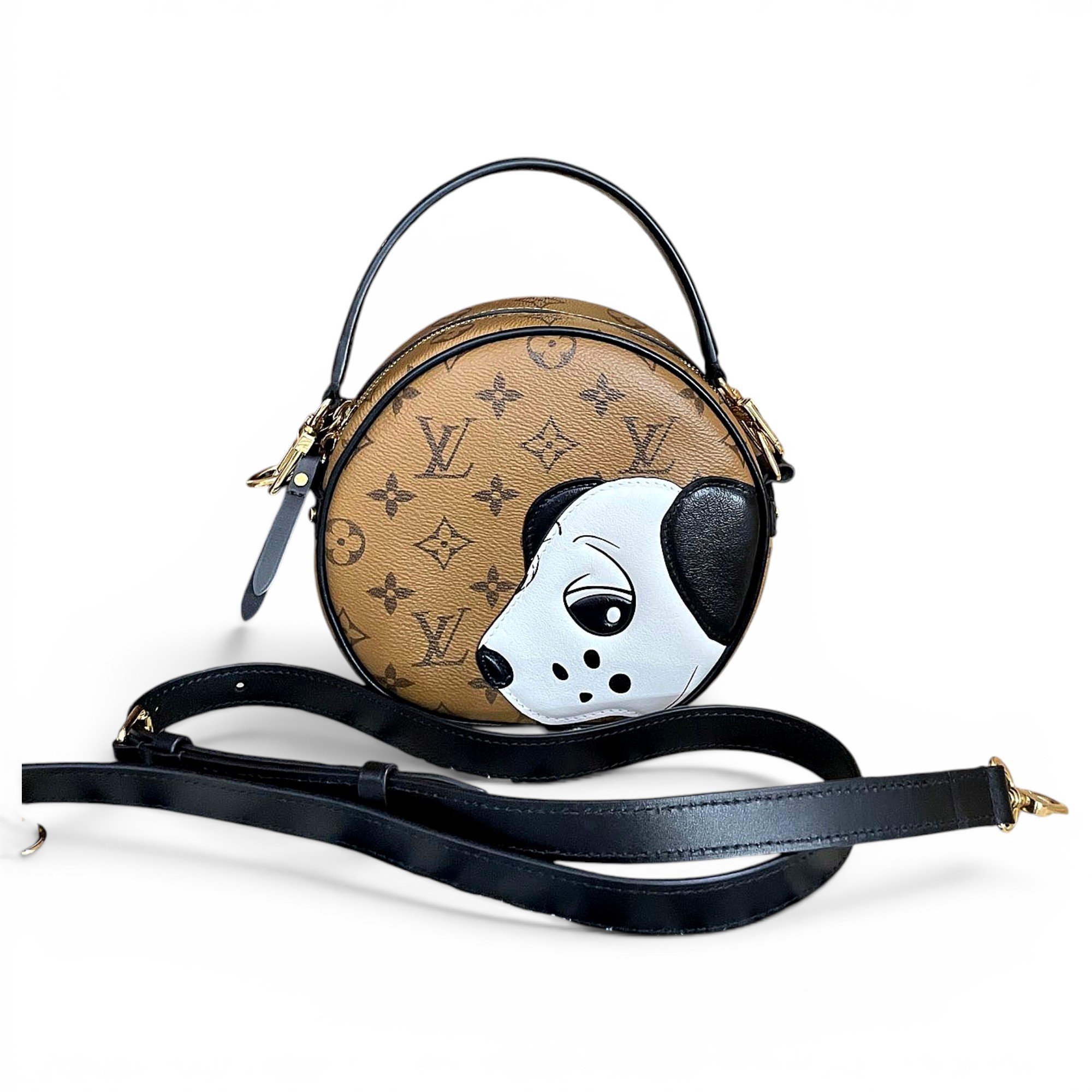 Boîte chapeau souple leather handbag