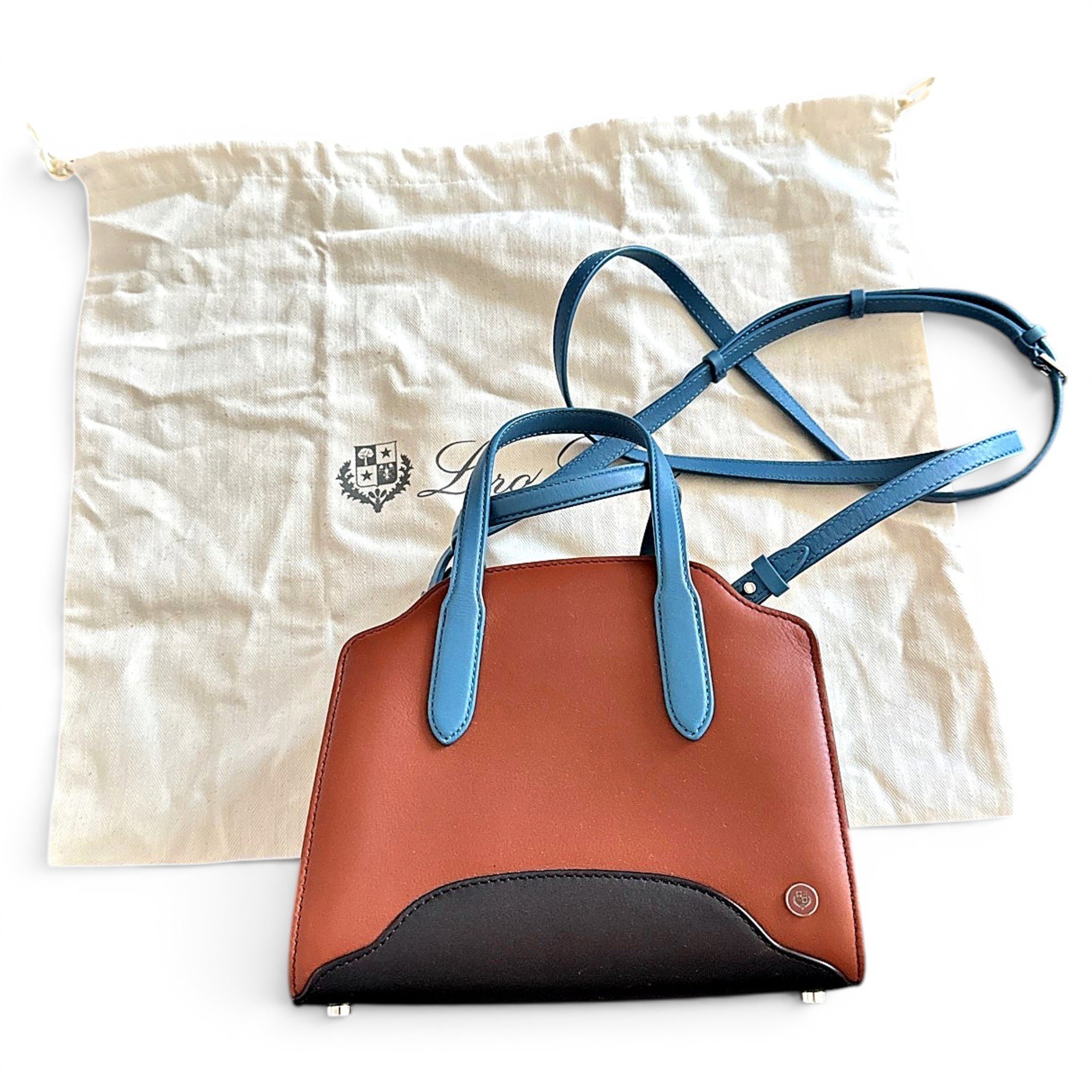 Loro Piana Sesia leather crossbody bag