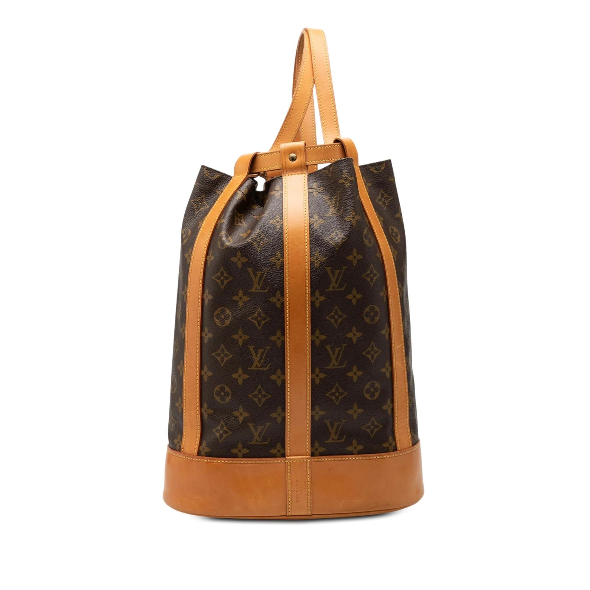 Bucket leather bag