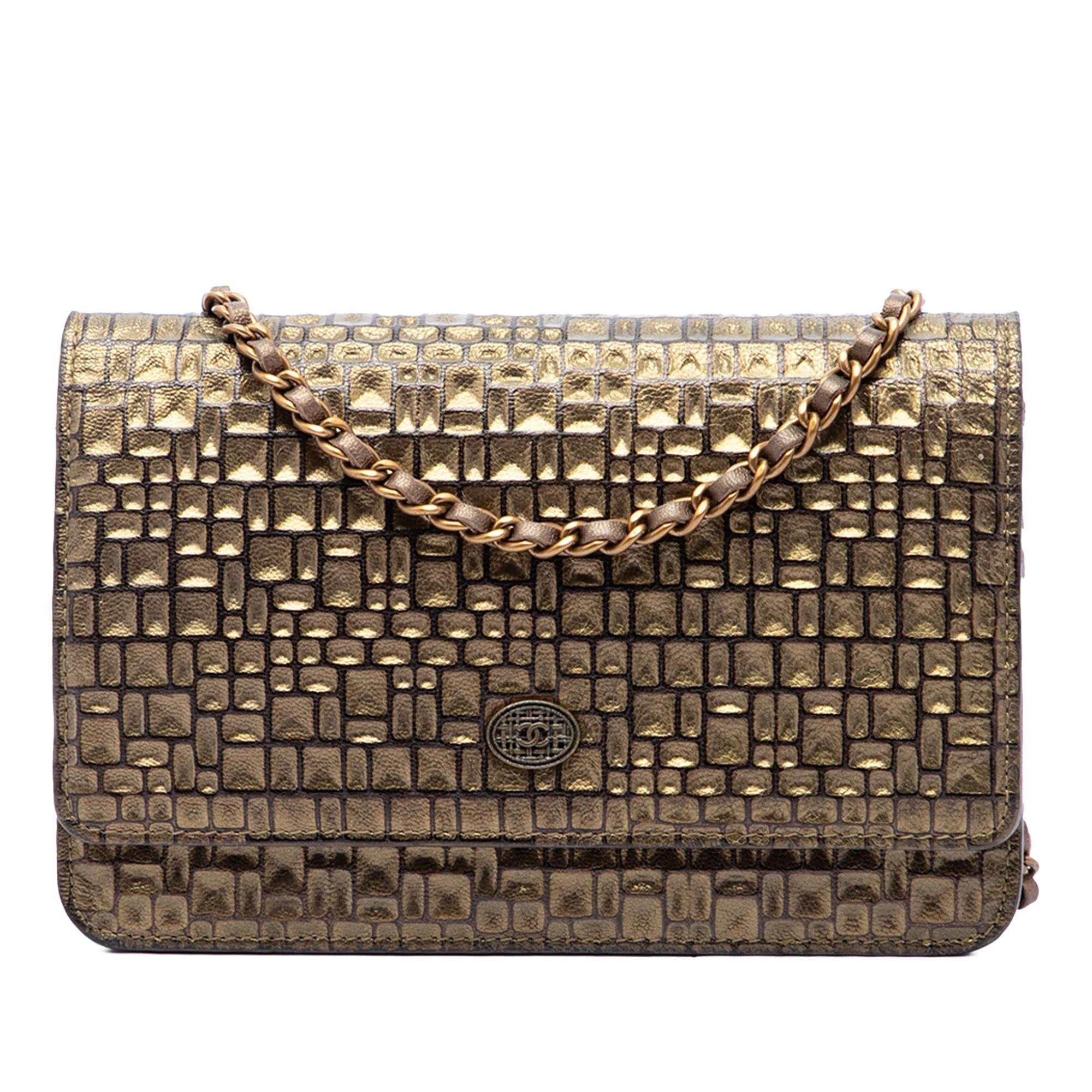 Wallet On Chain Timeless/Classique pony-style calfskin handbag