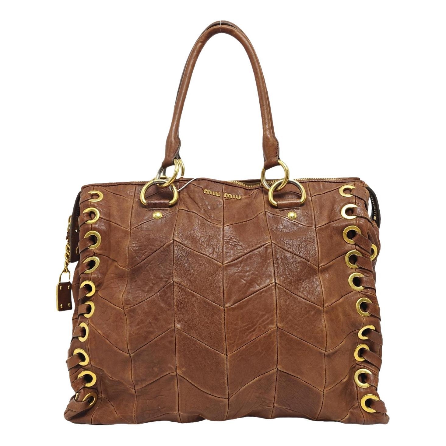 Leather handbag