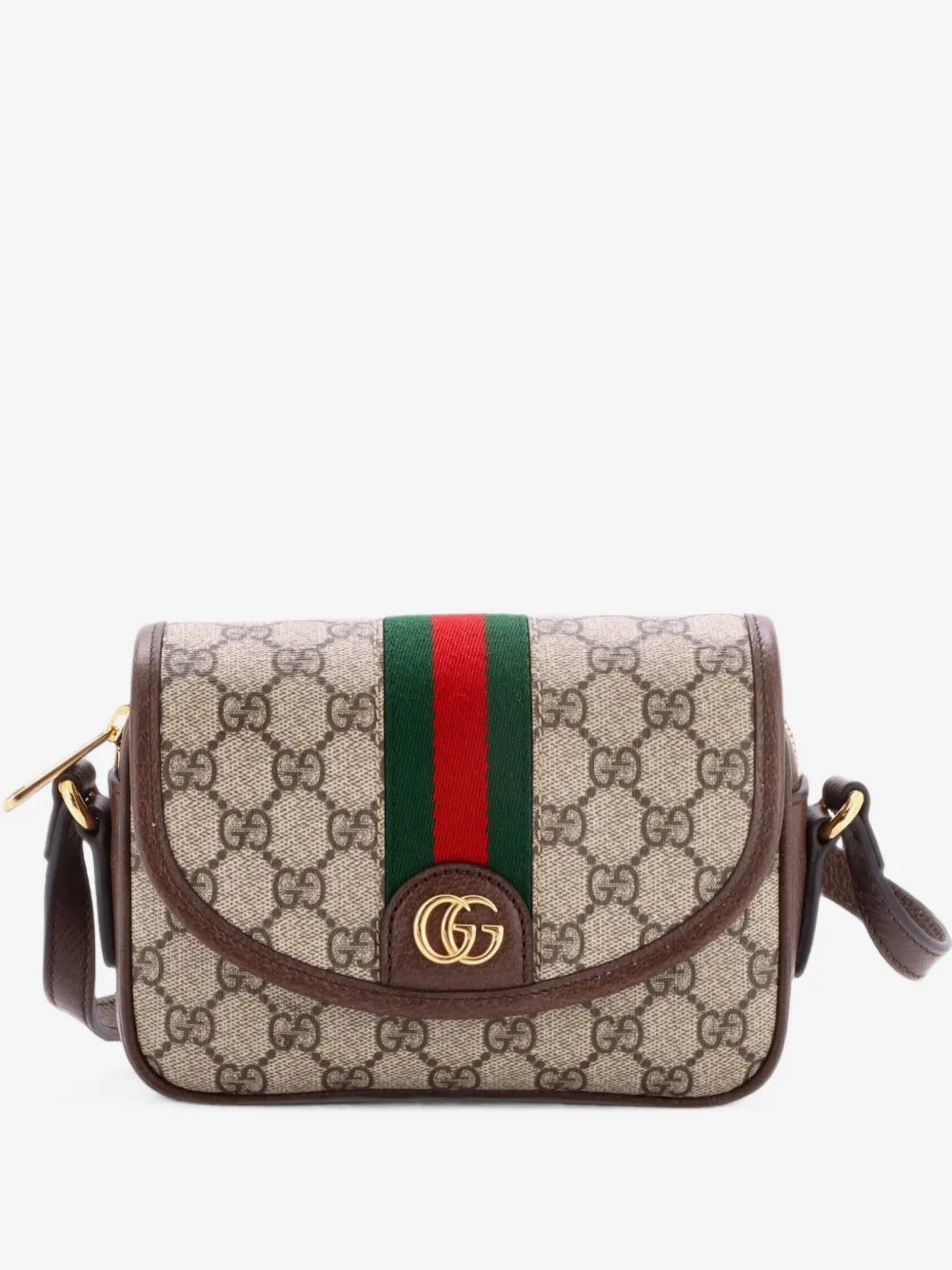 Ophidia Flap Shoulder Bag GG Coated Canvas Mini crossbody bag
