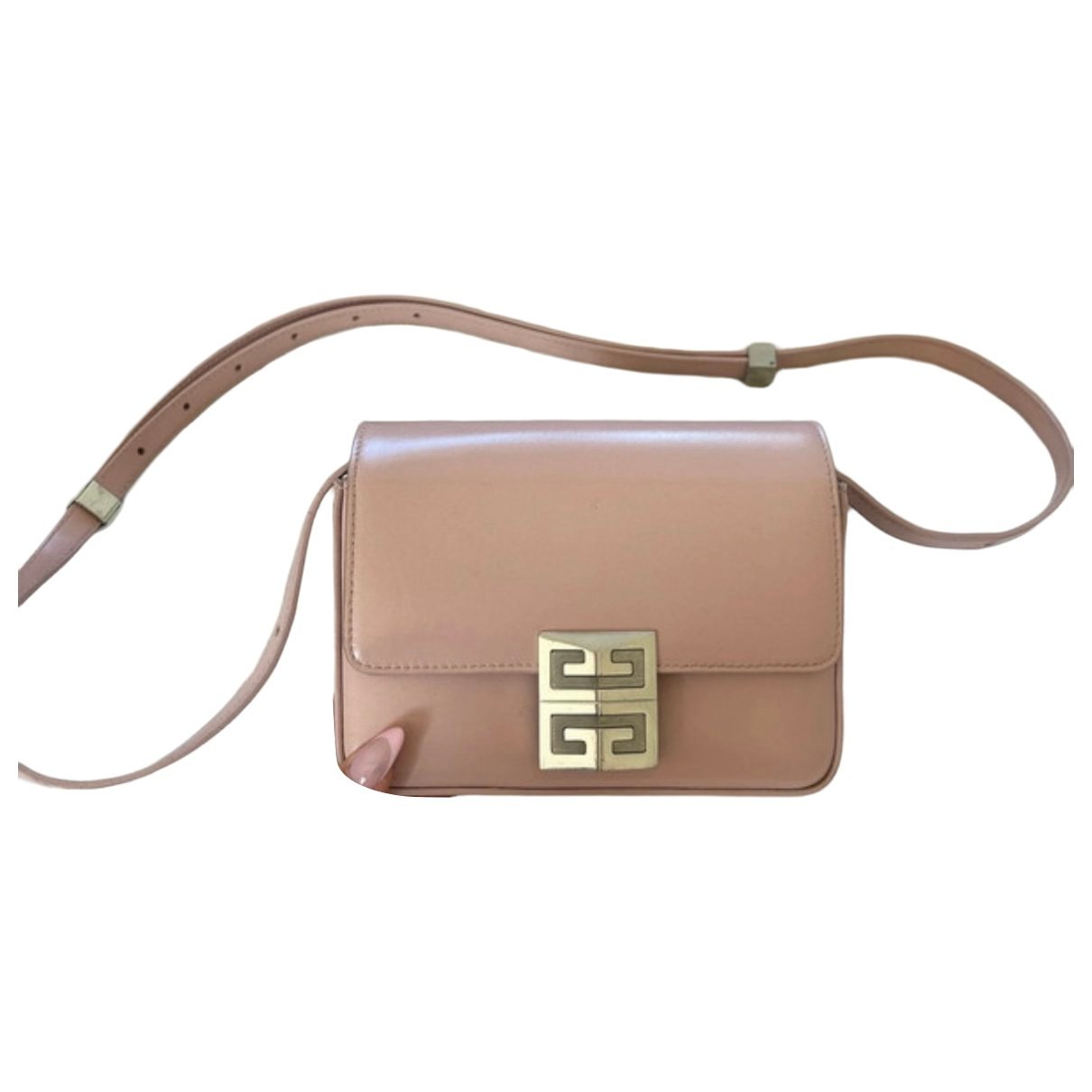 4G leather crossbody bag