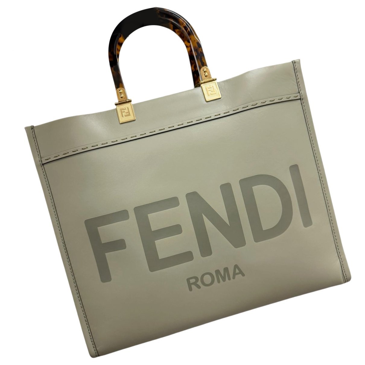 Sunshine leather tote