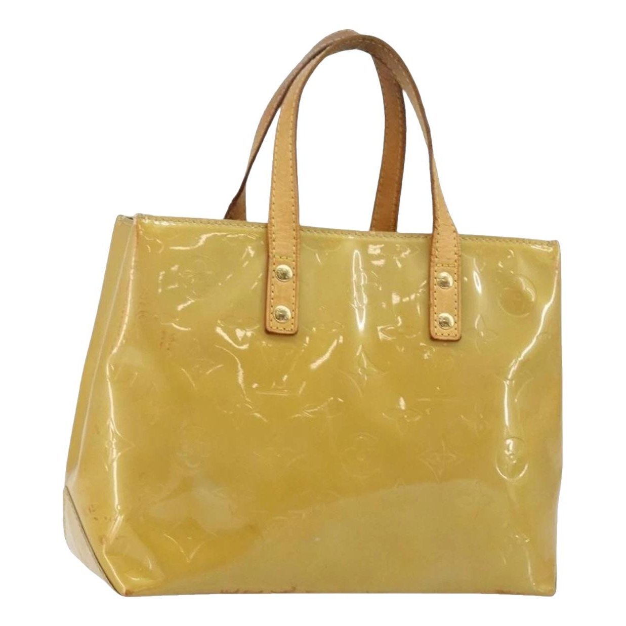Reade patent leather handbag