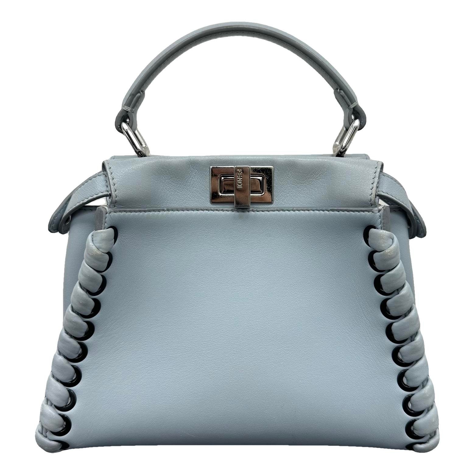 Peekaboo leather handbag