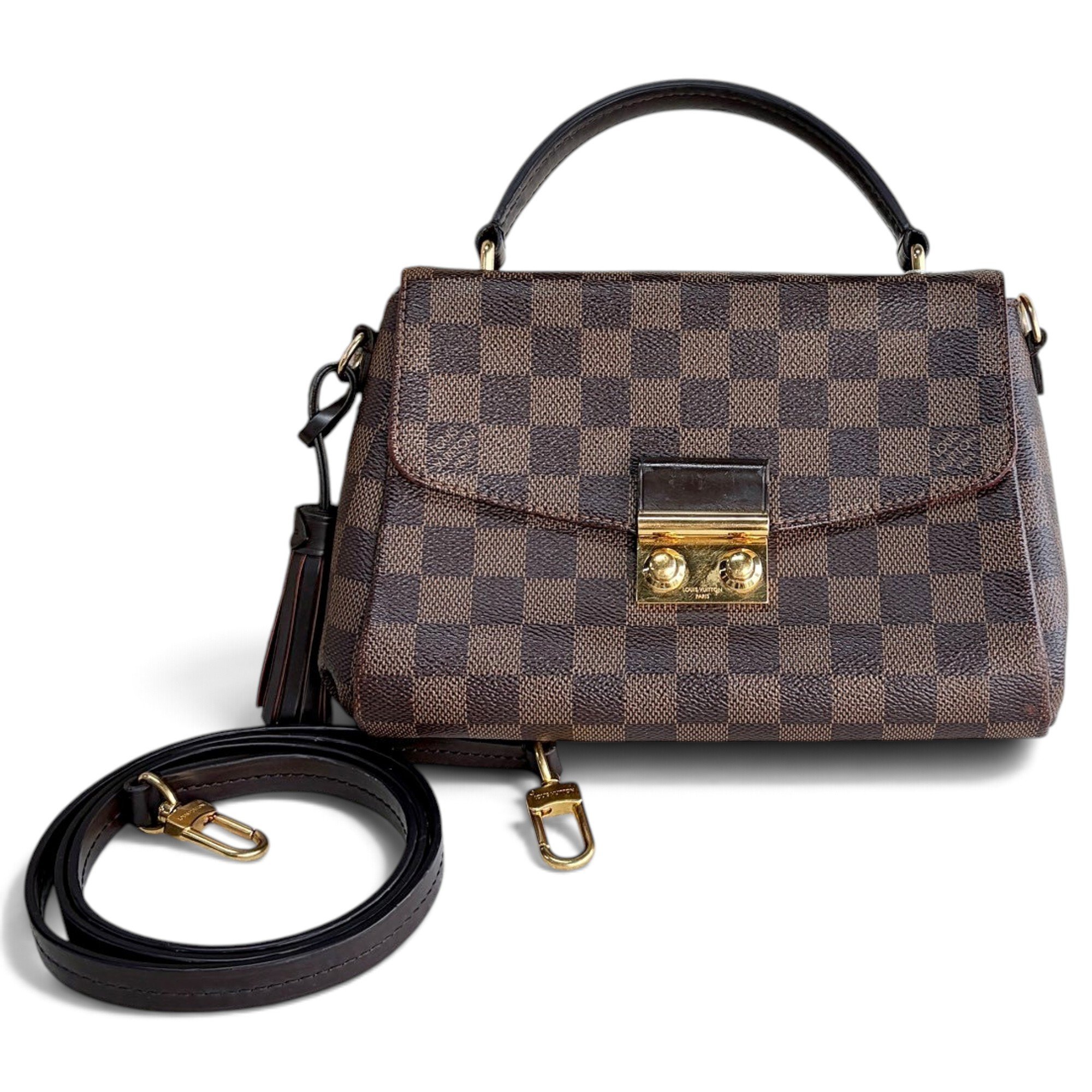 Croisette leather handbag