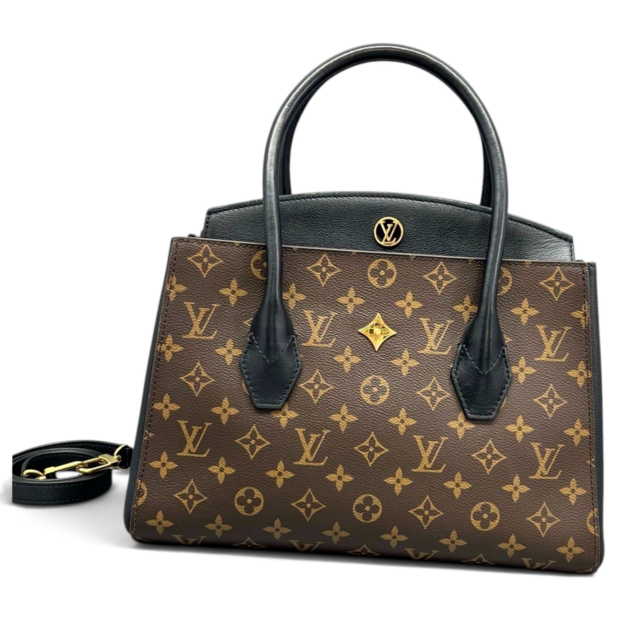 Florine leather handbag