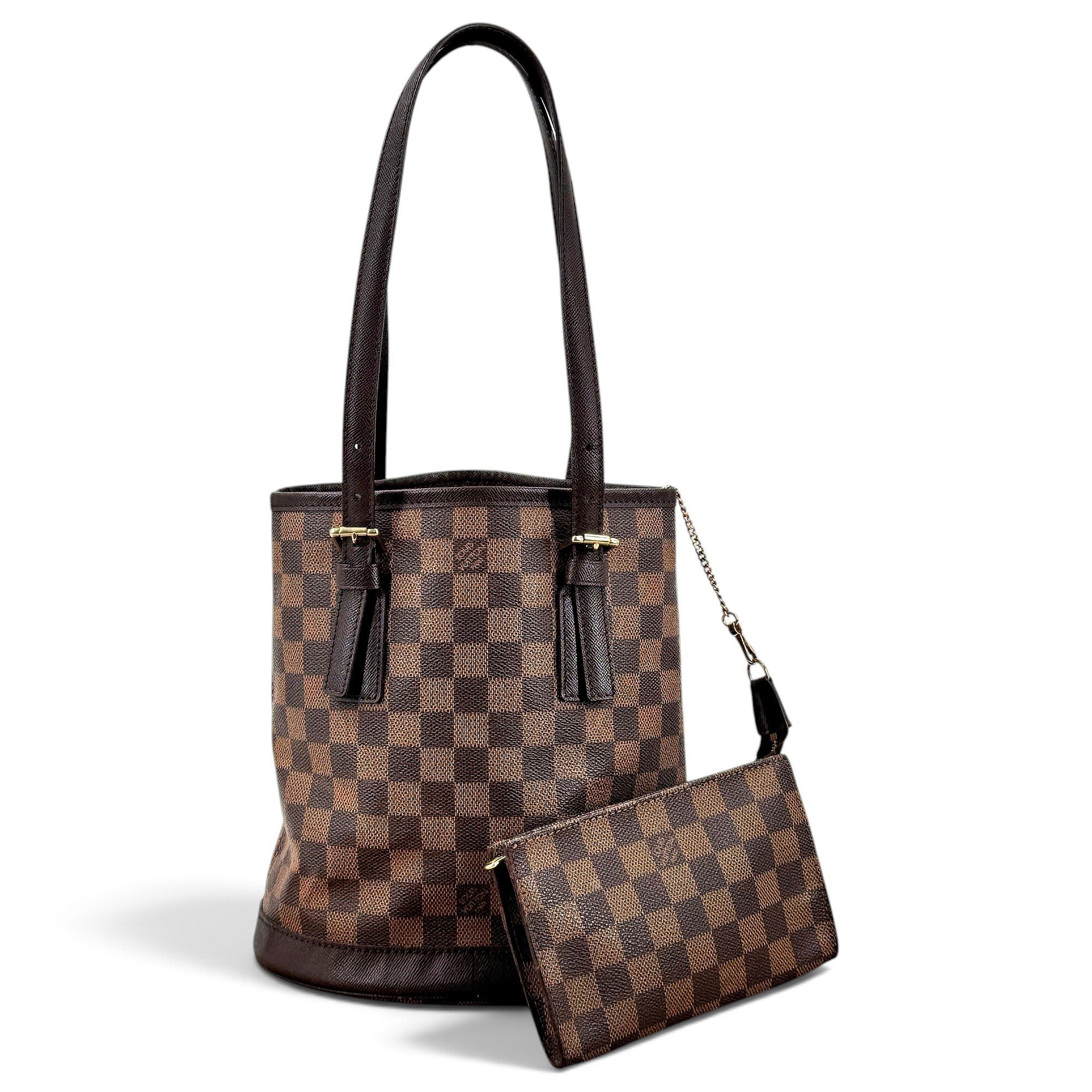 Bucket leather bag