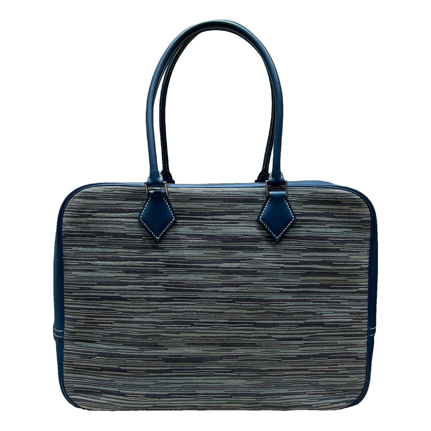 Plume leather handbag