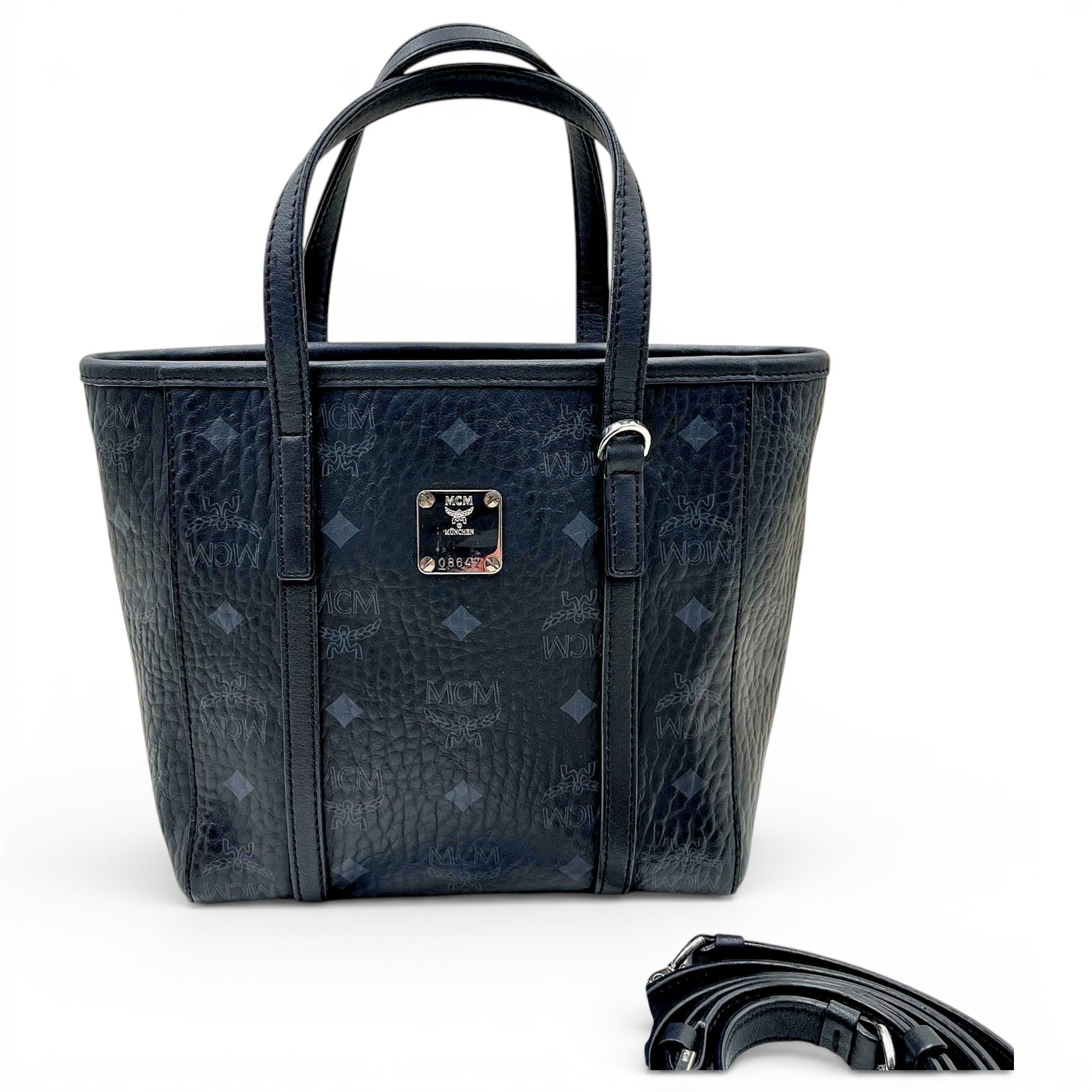 Leather tote