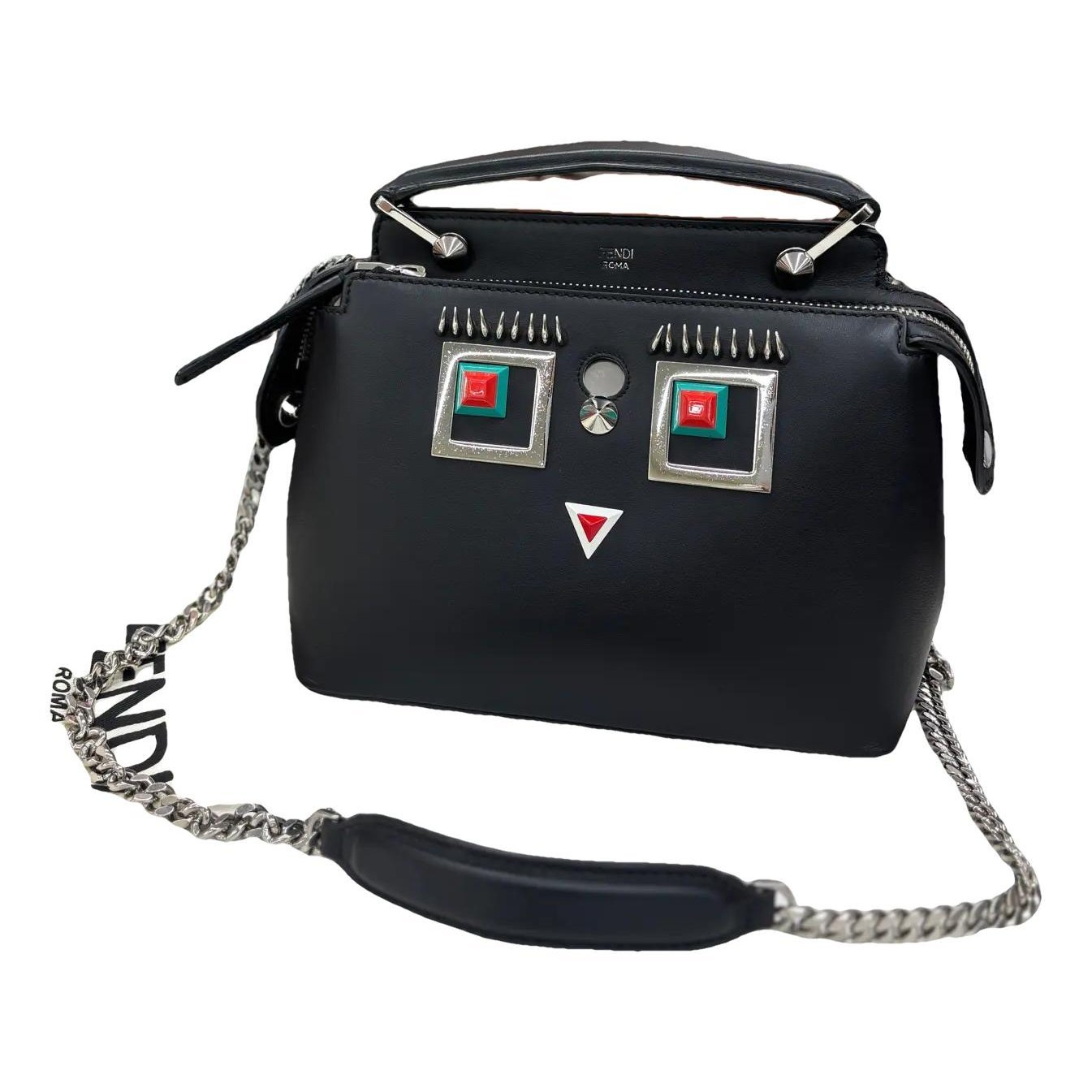 Dot Com leather handbag