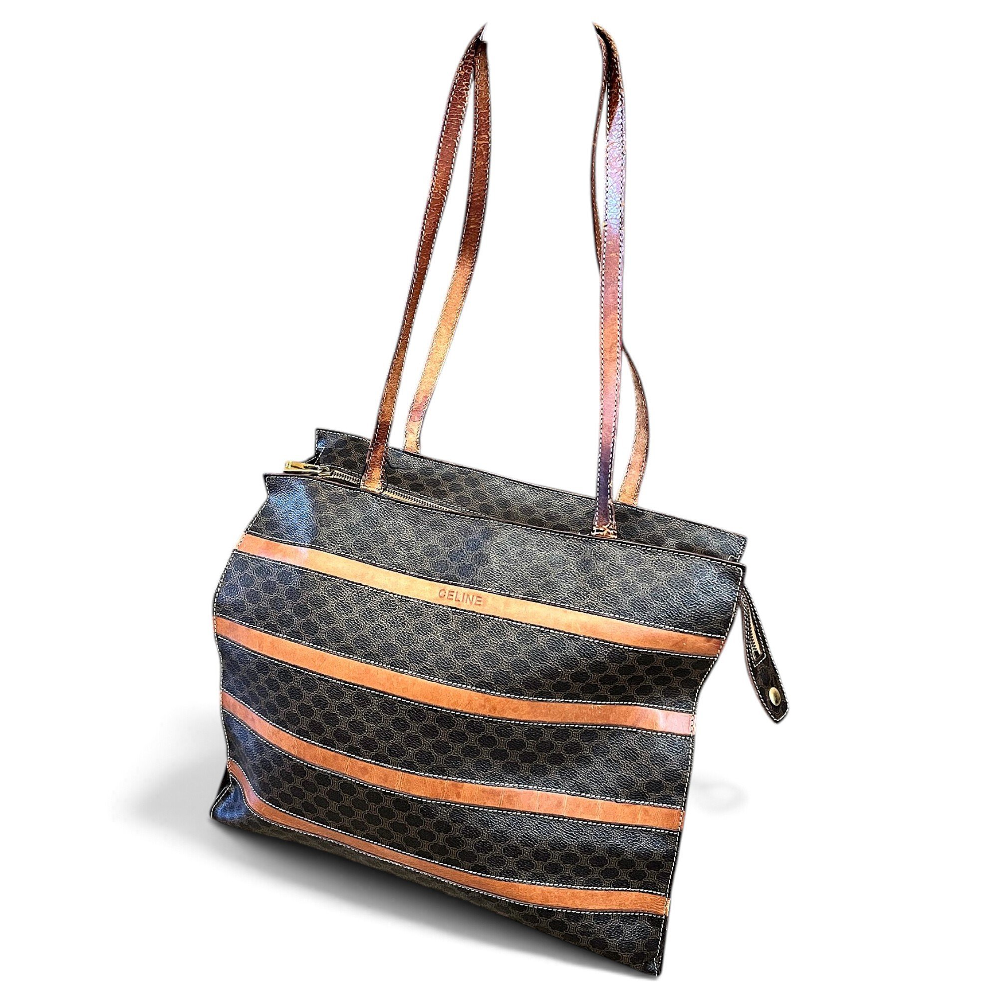 Leather tote