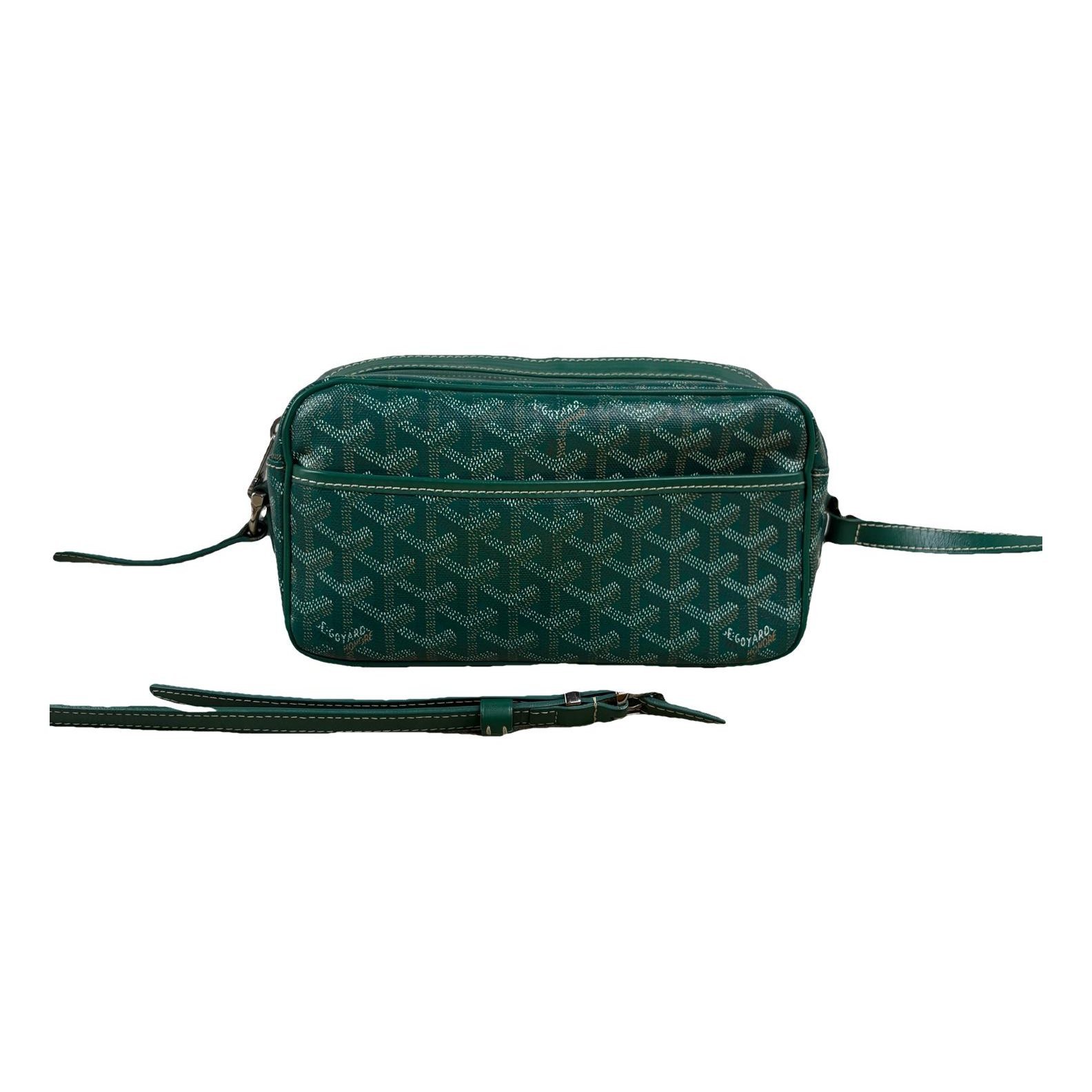 Goyard Cap vert cloth crossbody bag