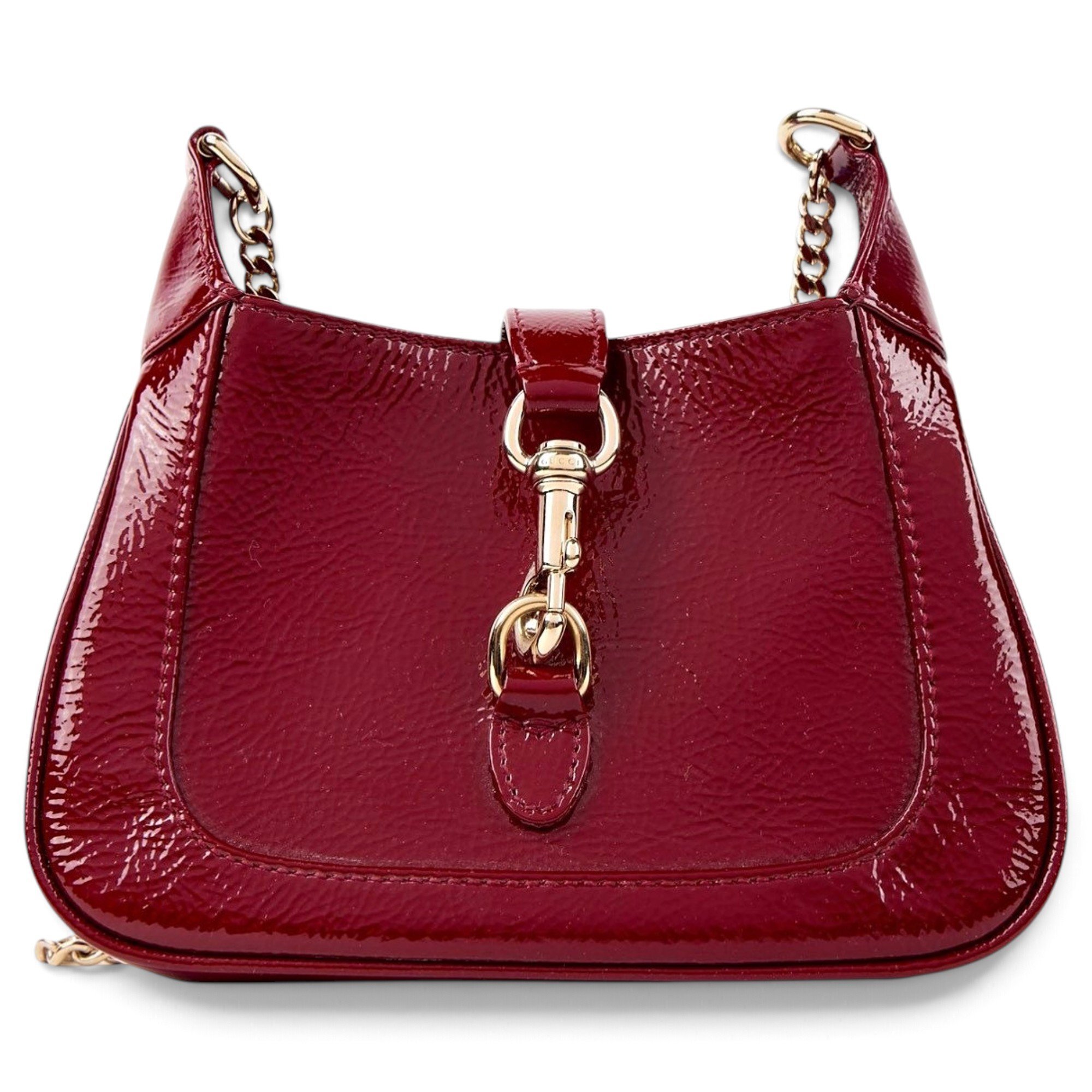Jackie Notte patent leather handbag