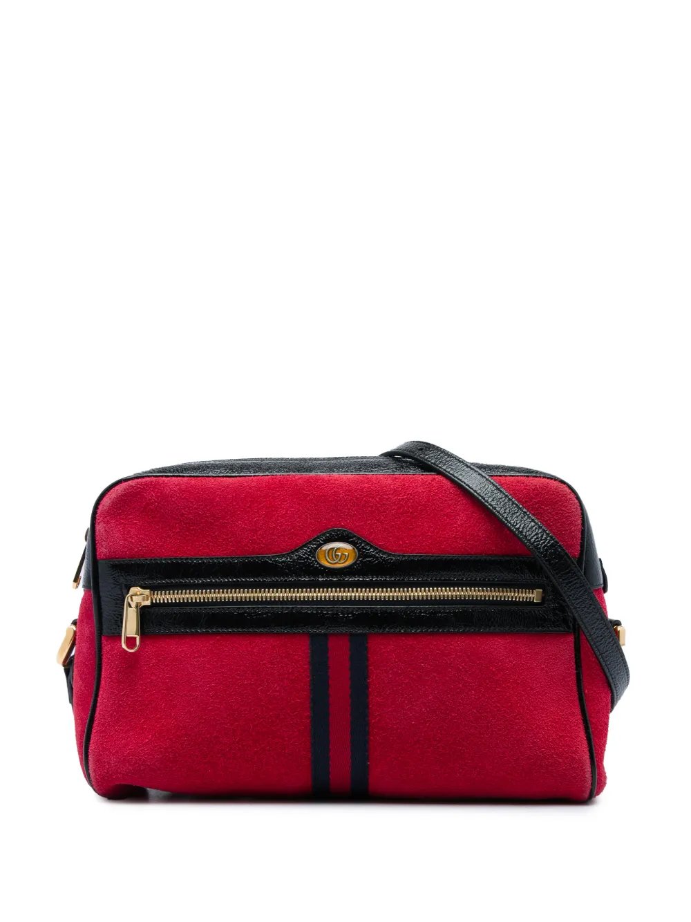 2016-2026 Suede Web Ophidia crossbody bag