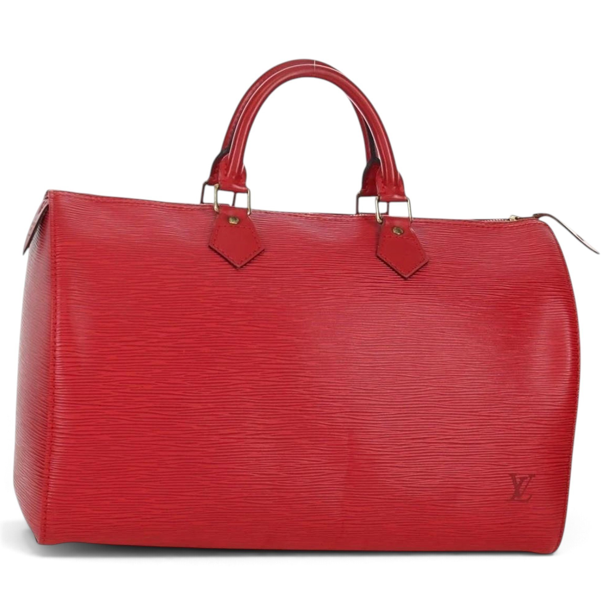 Speedy leather bowling bag