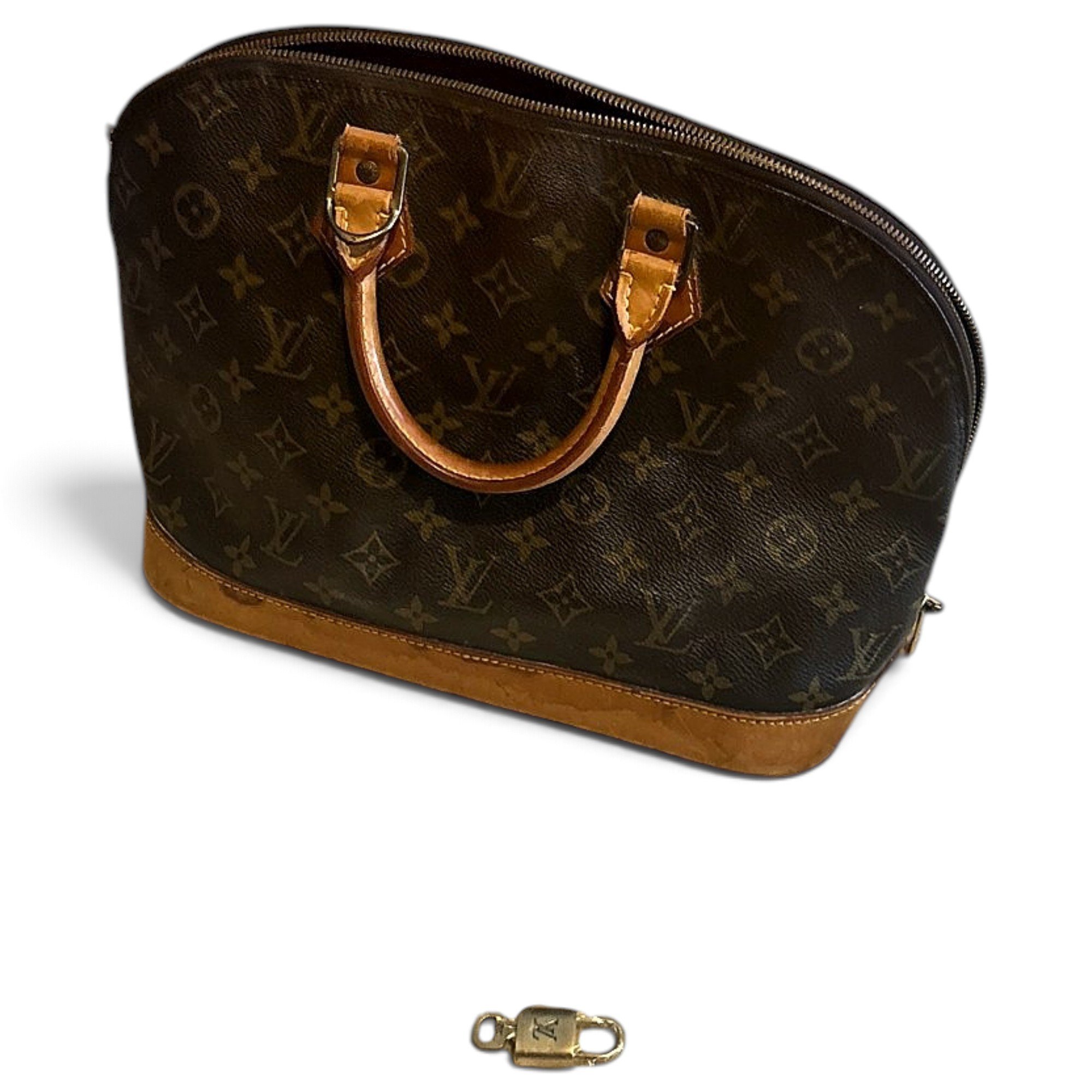 Louis Vuitton Alma leather handbag