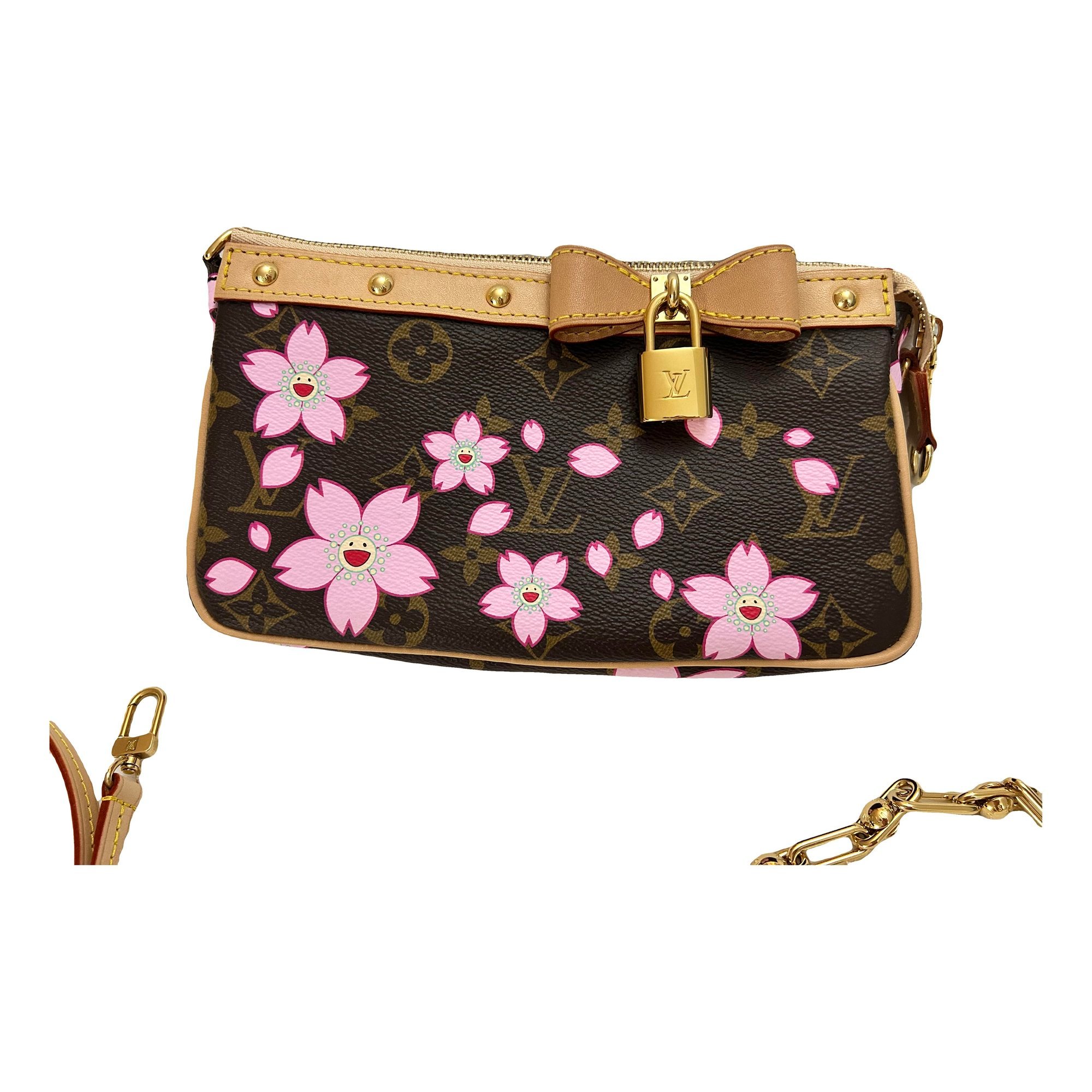 Pochette Accessoire leather handbag