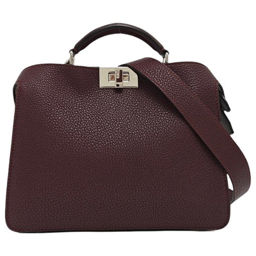 Peekaboo leather handbag