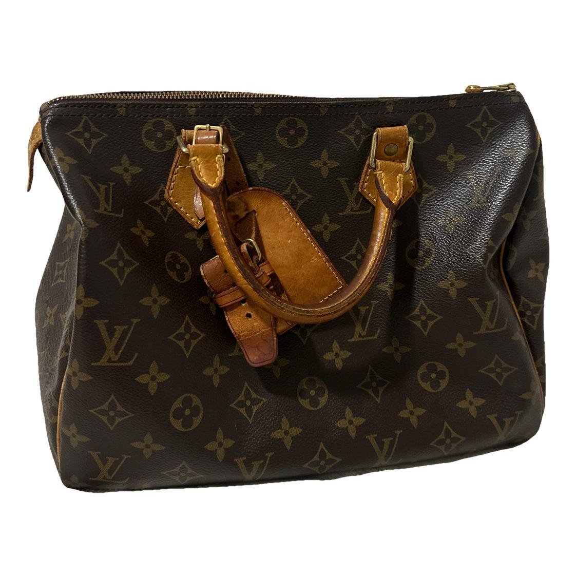 Speedy leather handbag