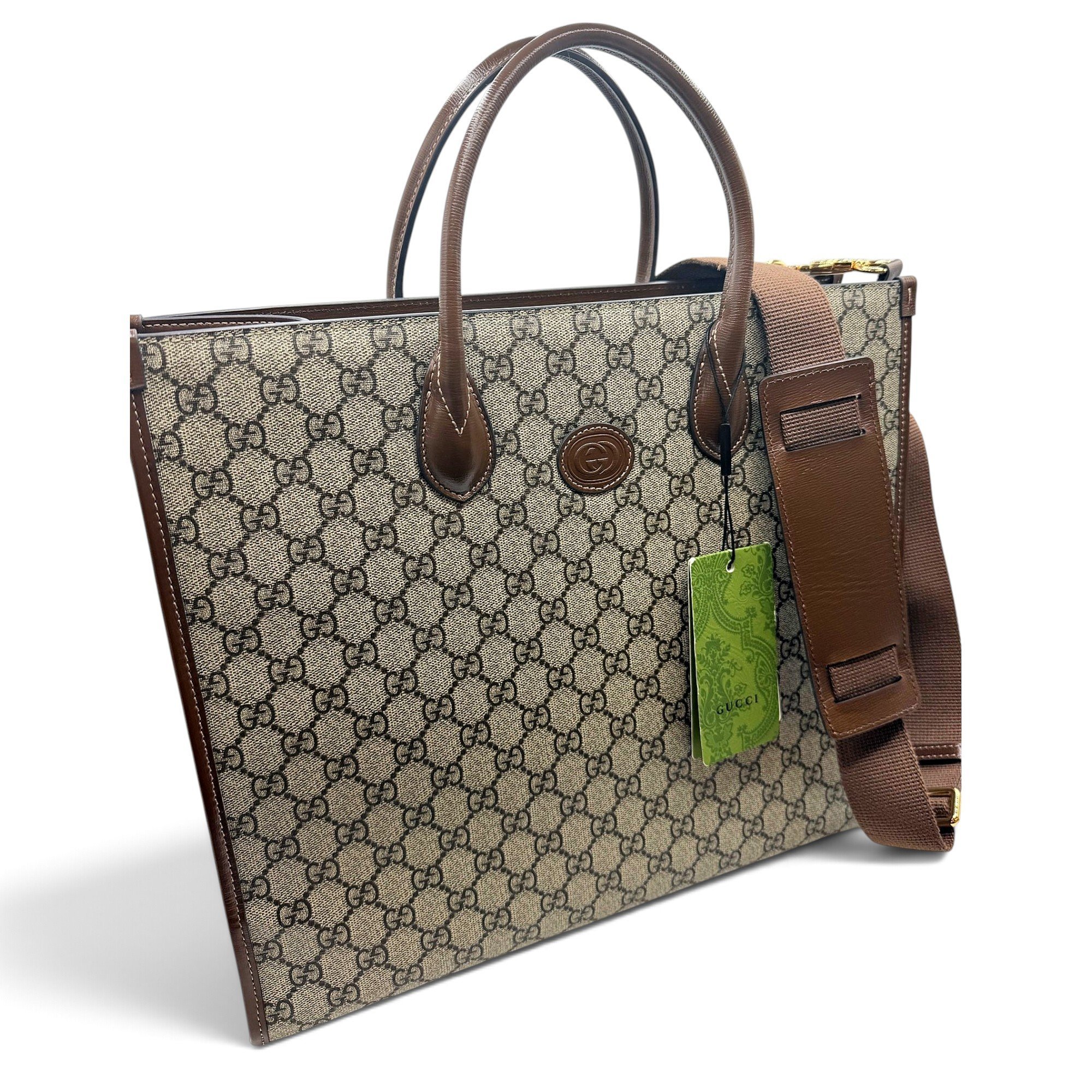 Ophidia leather tote