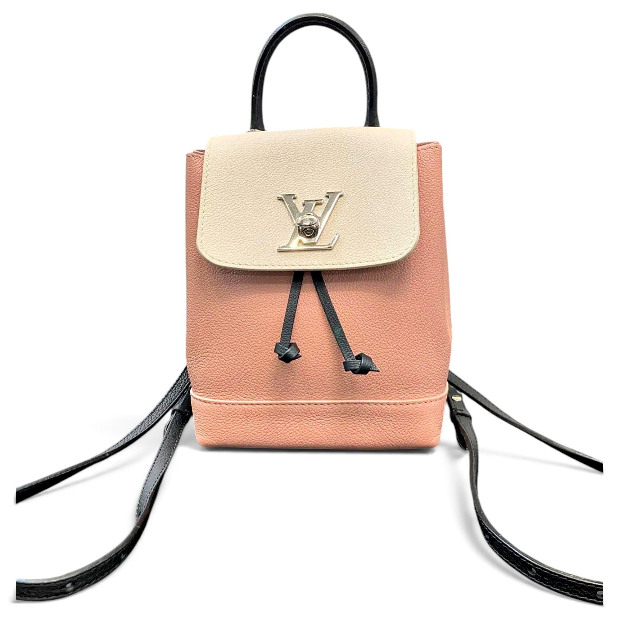 Lockme leather backpack