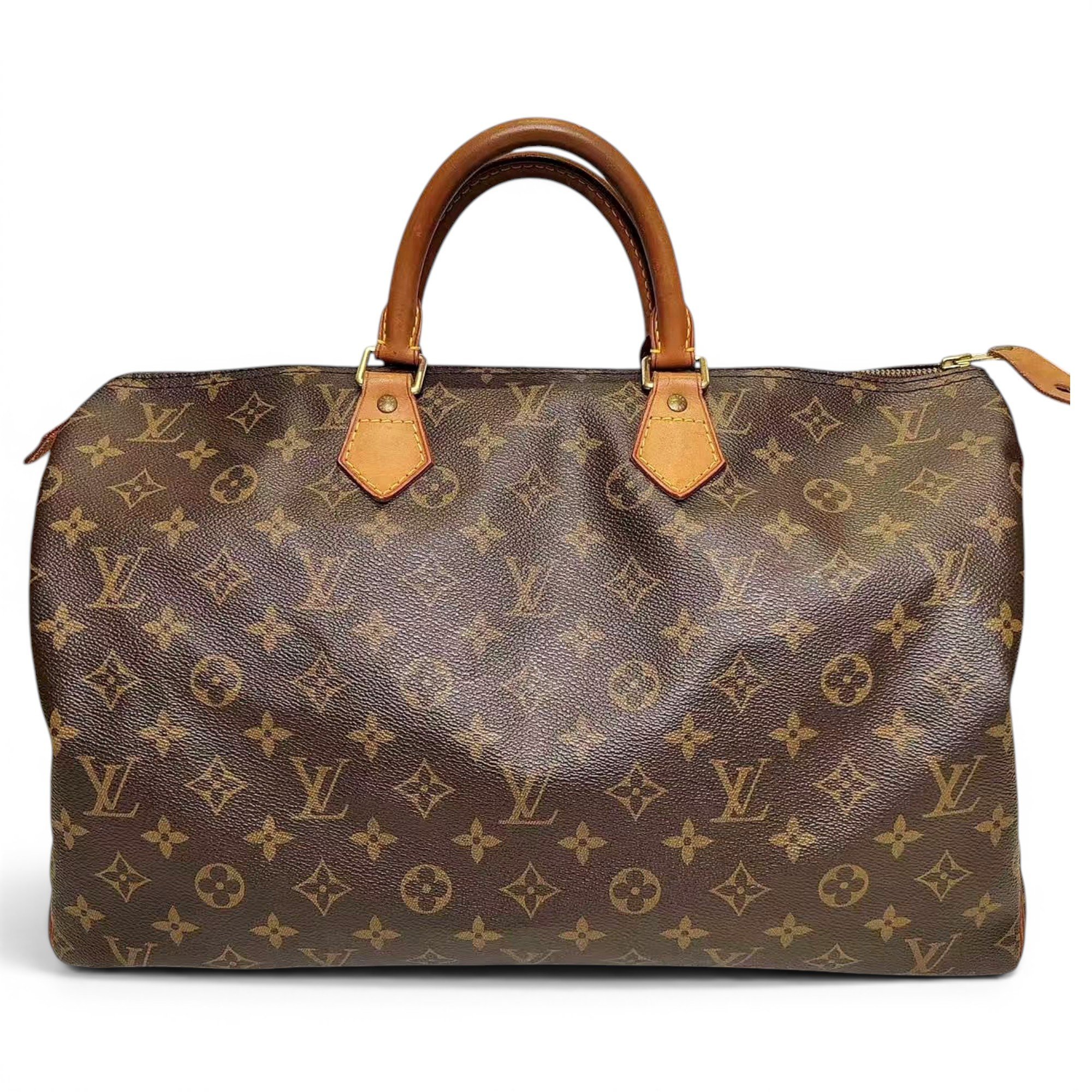 Speedy leather handbag