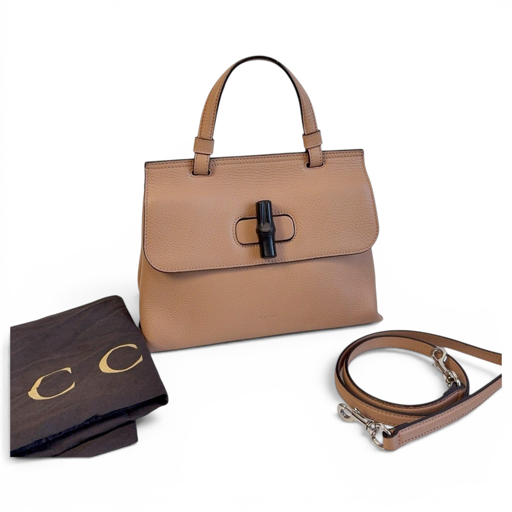 Leather handbag