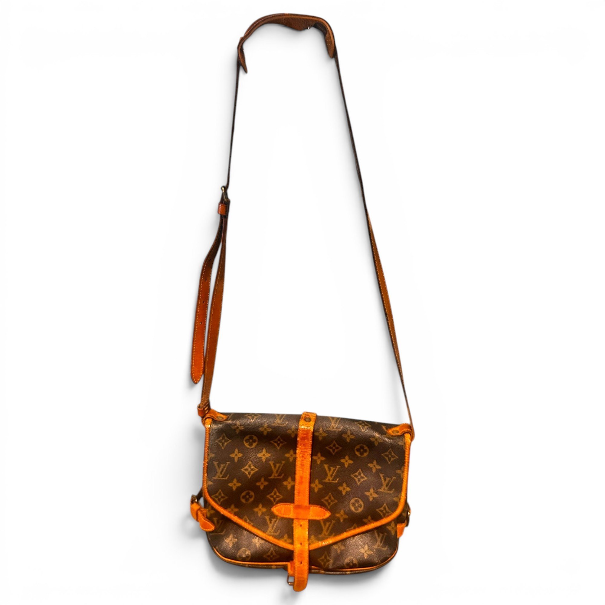 Saumur leather crossbody bag