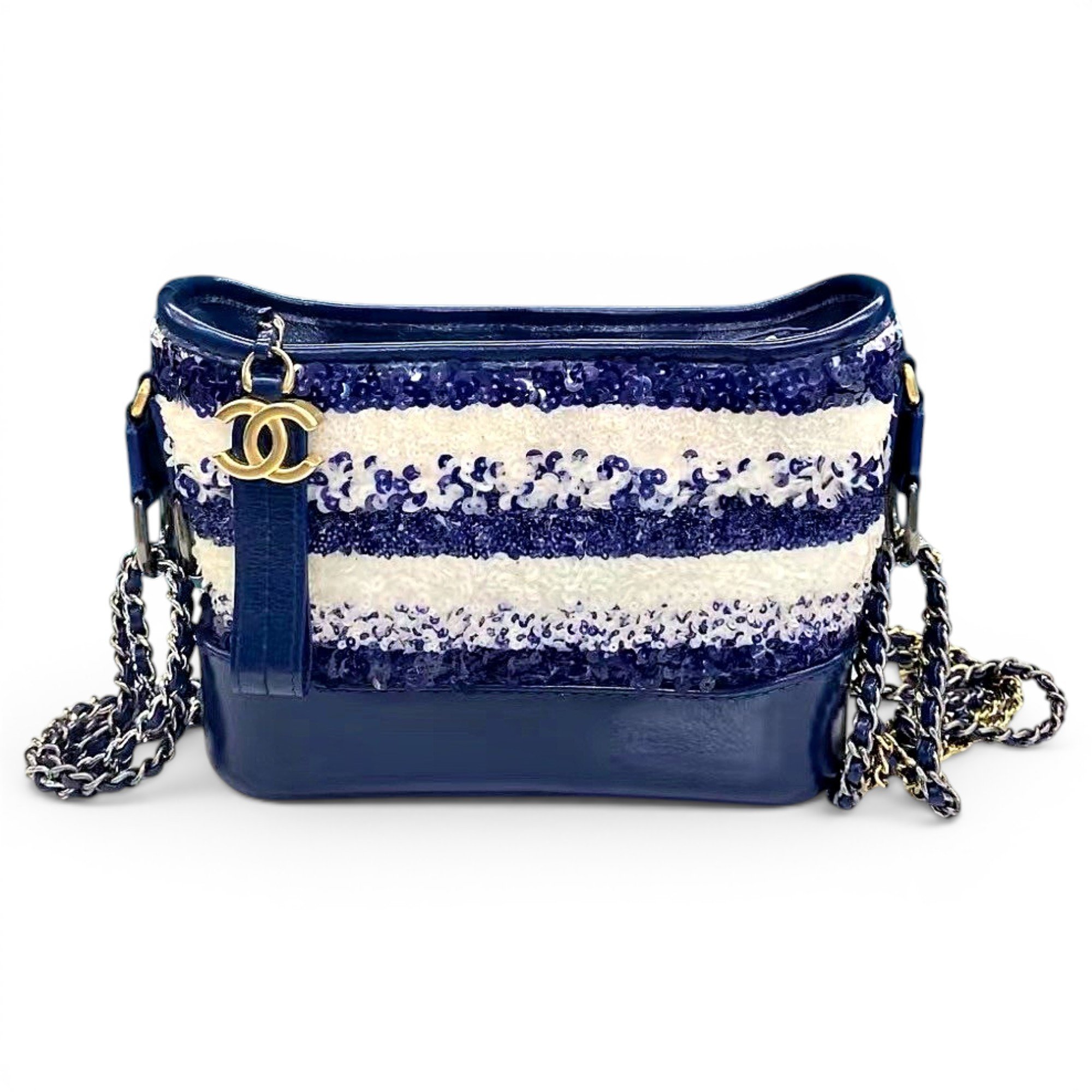 Gabrielle glitter crossbody bag