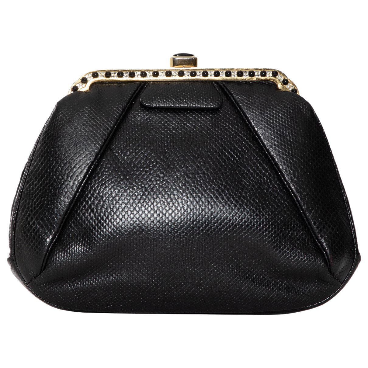 Exotic leathers clutch bag