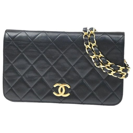 Trendy CC Flap leather handbag
