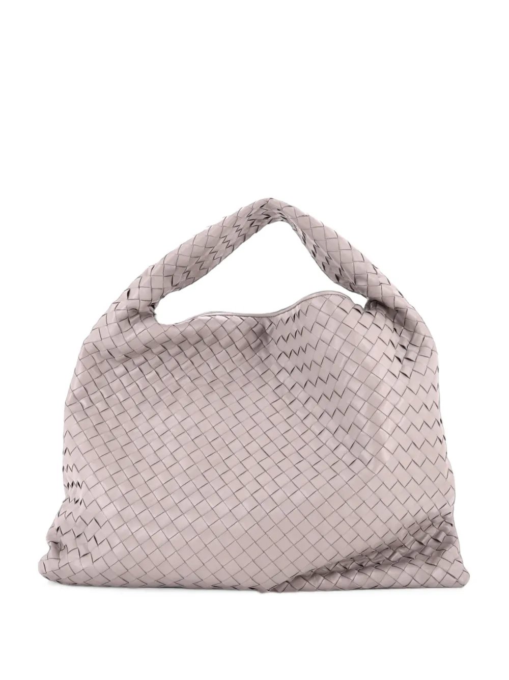 Hop Intrecciato Leather Large hobo bag