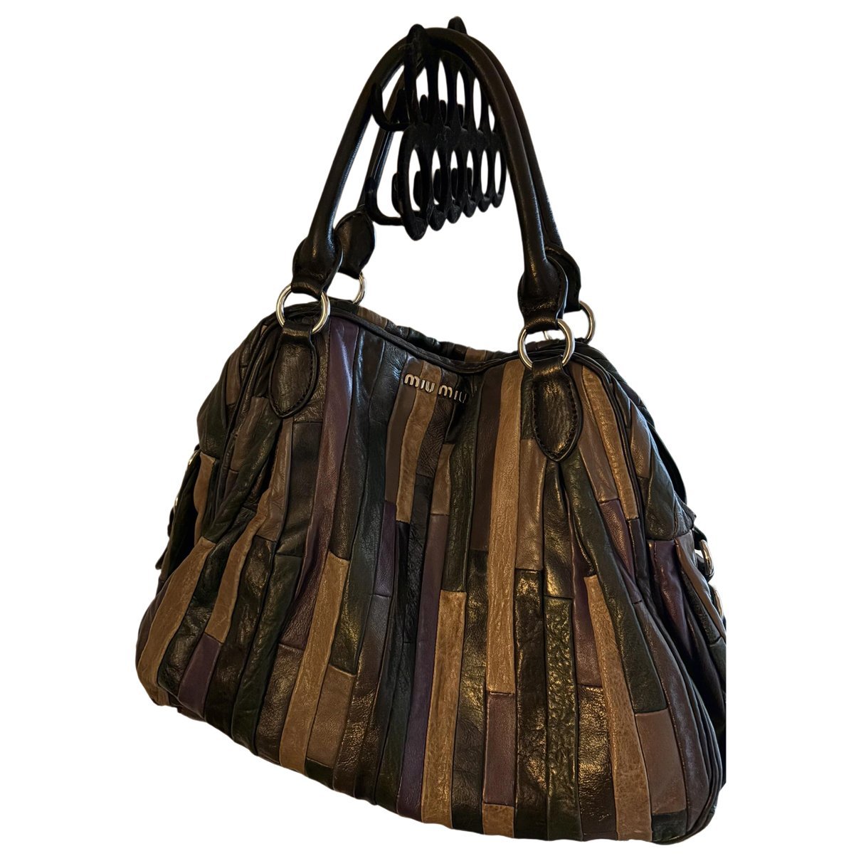 Leather handbag