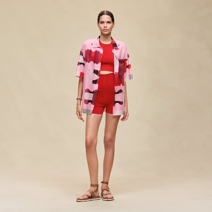 Rose Bonbon "Bride a Bloc" Beach Shirt