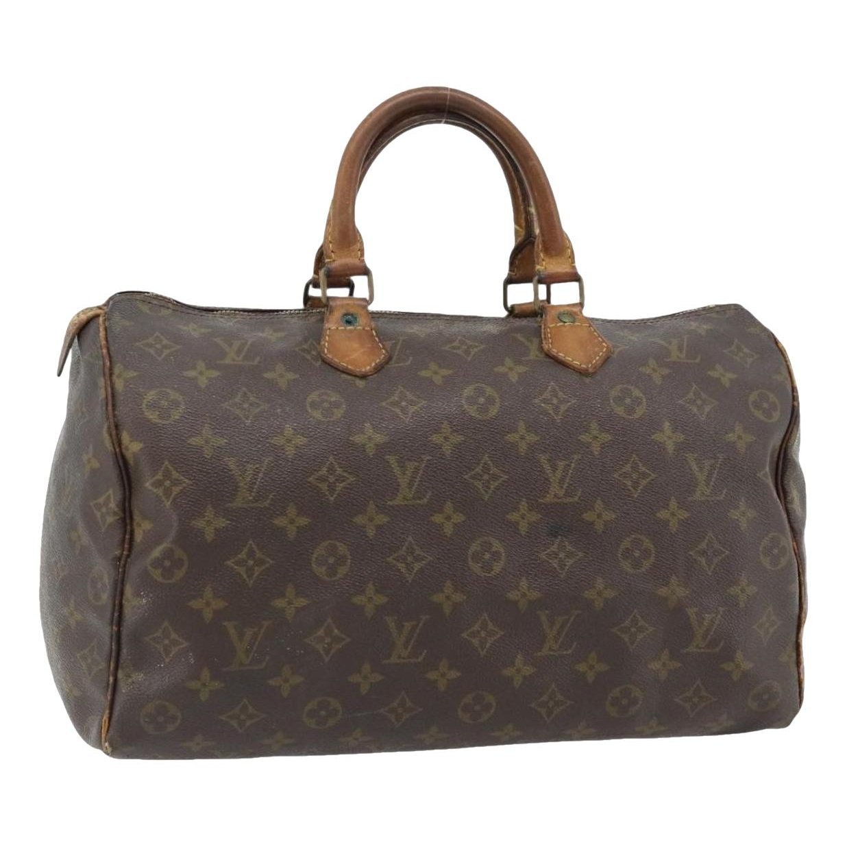 Speedy leather handbag