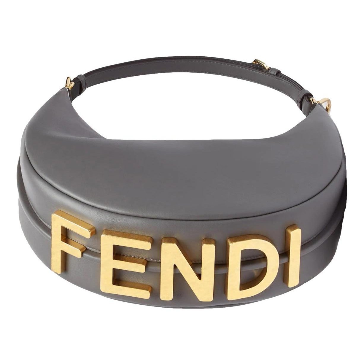 Fendigraphy leather handbag